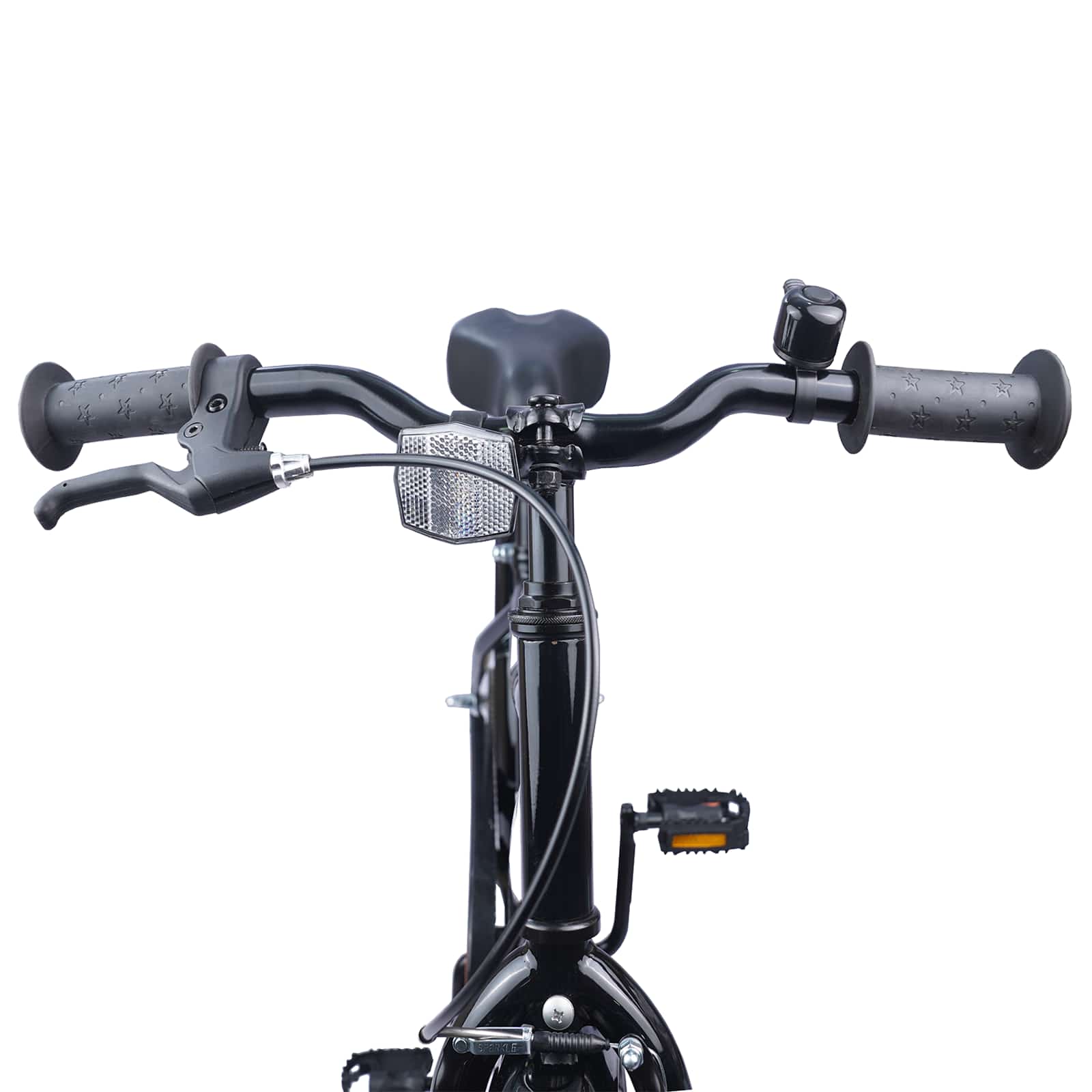 Kinderfahrrad 18 Zoll for 5-7 Years Old Schwarz