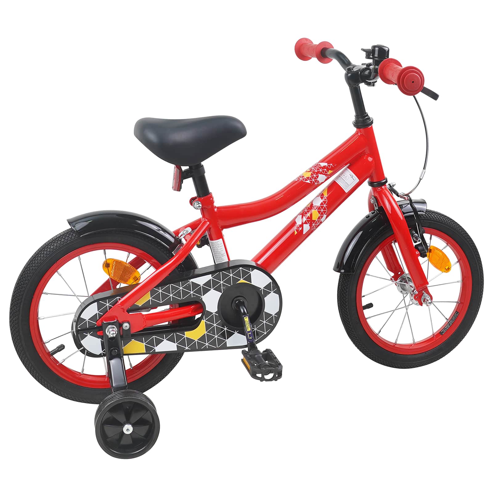Kinderfahrrad 14 Zoll for 3-5 Years Old Rot