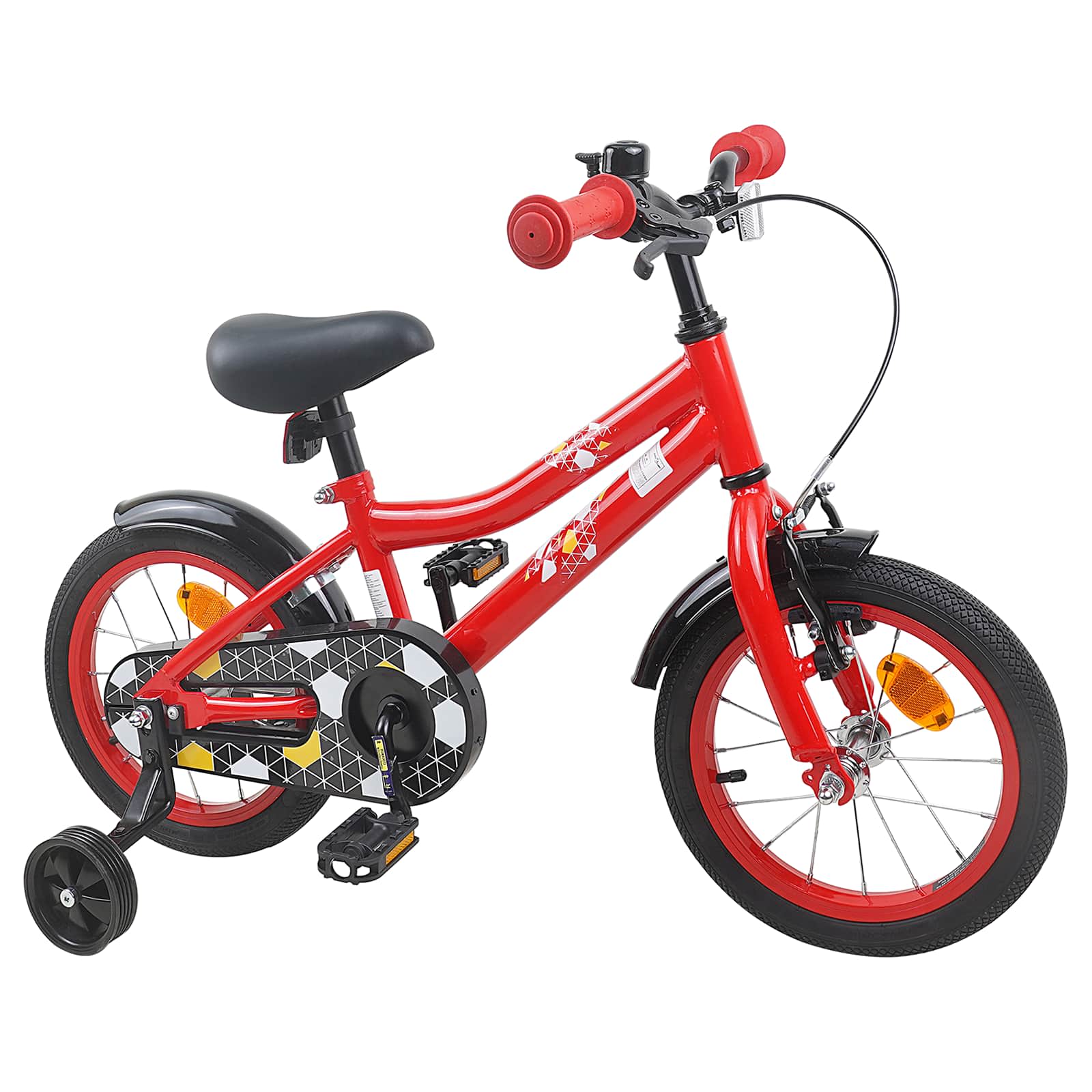 Kinderfahrrad 16 Zoll for 4-6 Years Old Rot