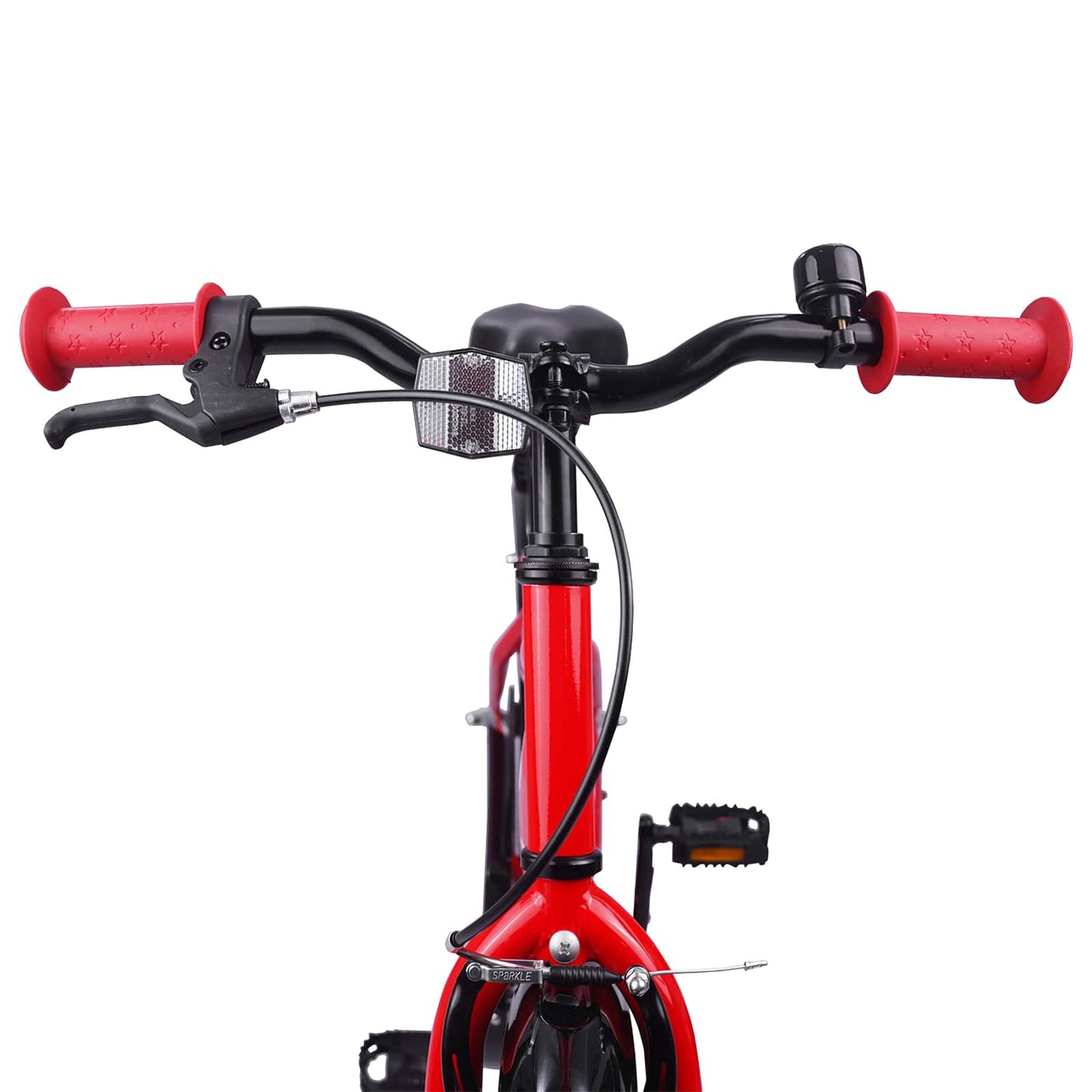 Kinderfahrrad 18 Zoll for 5-7 Years Old Rot