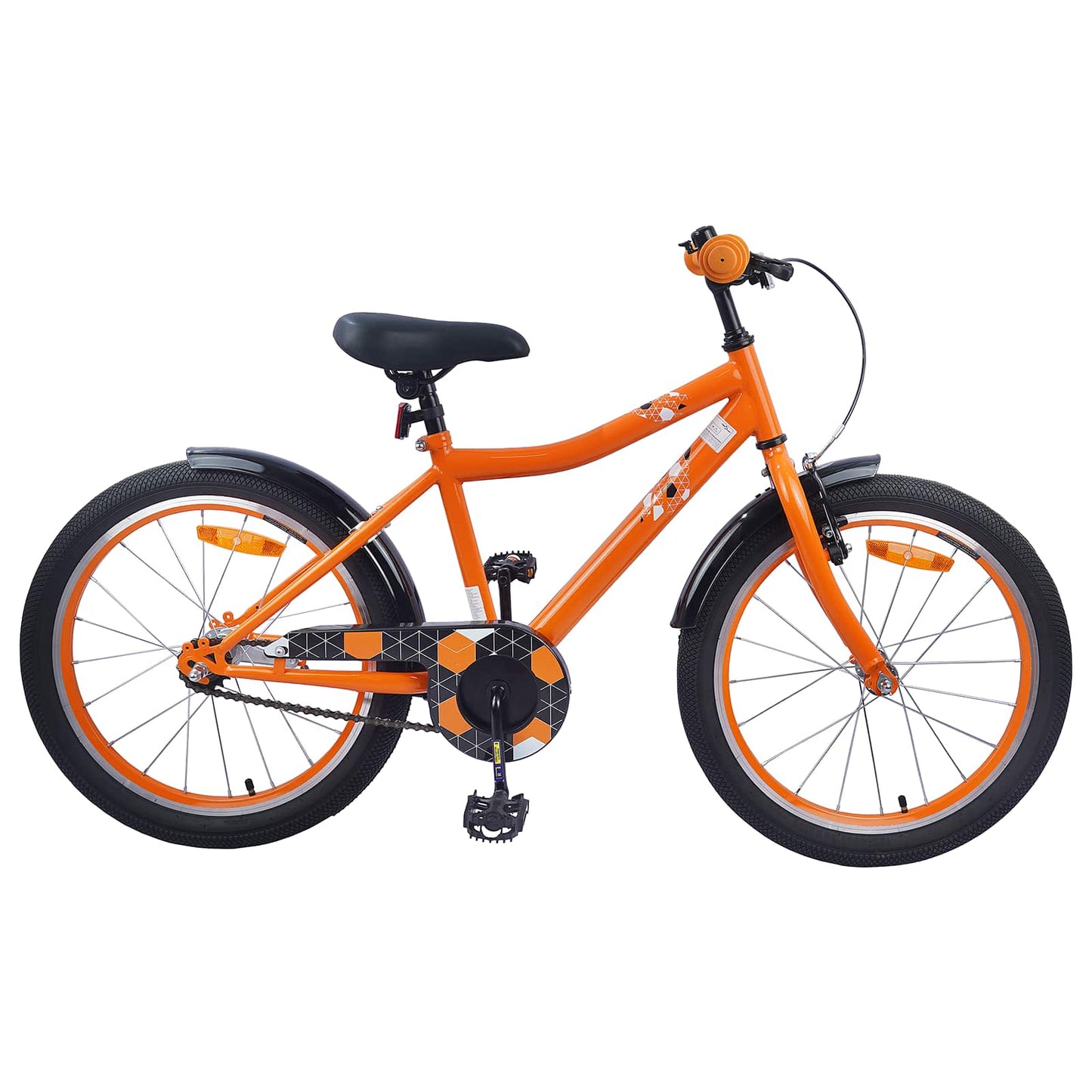 Kinderfahrrad 18 Zoll for 5-7 Years Old Orange