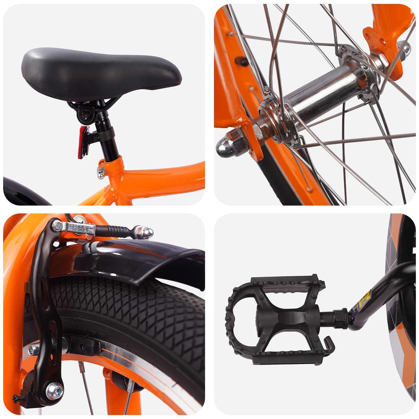 Kinderfahrrad 20 Zoll for kids aged 6 to 11 Orange