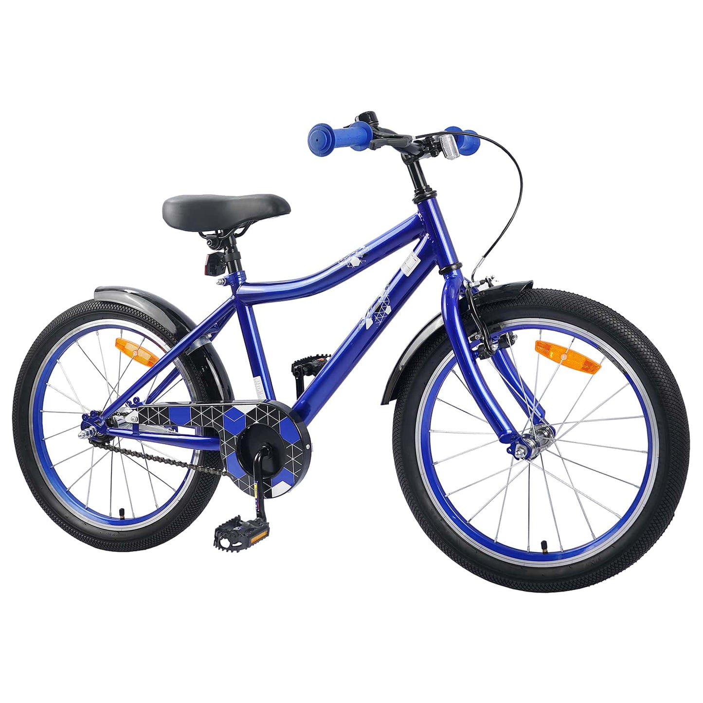 Kinderfahrrad 18 Zoll for 5-7 Years Old Dunkelblau