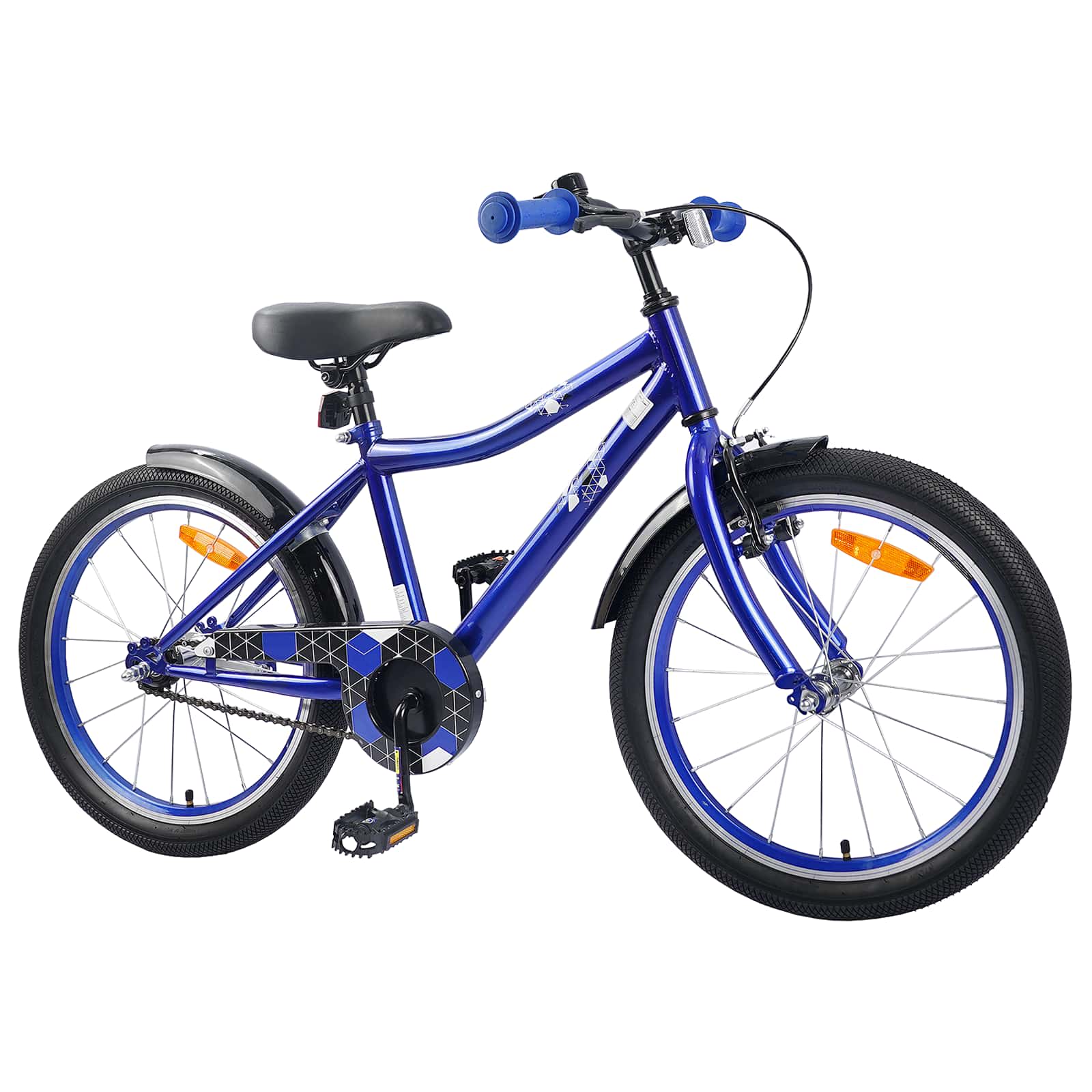 Kinderfahrrad 18 Zoll for 5-7 Years Old Dunkelblau