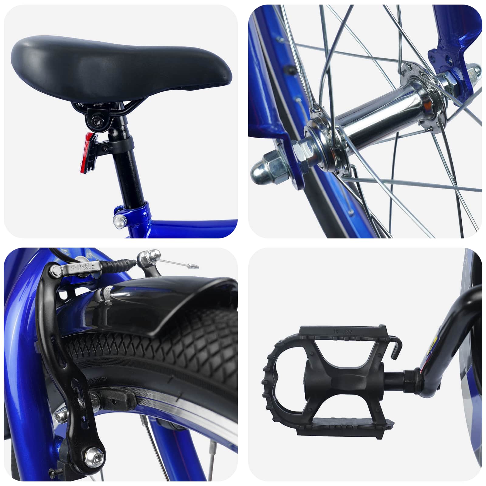 Kinderfahrrad 20 Zoll for kids aged 6 to 11 Dunkelblau