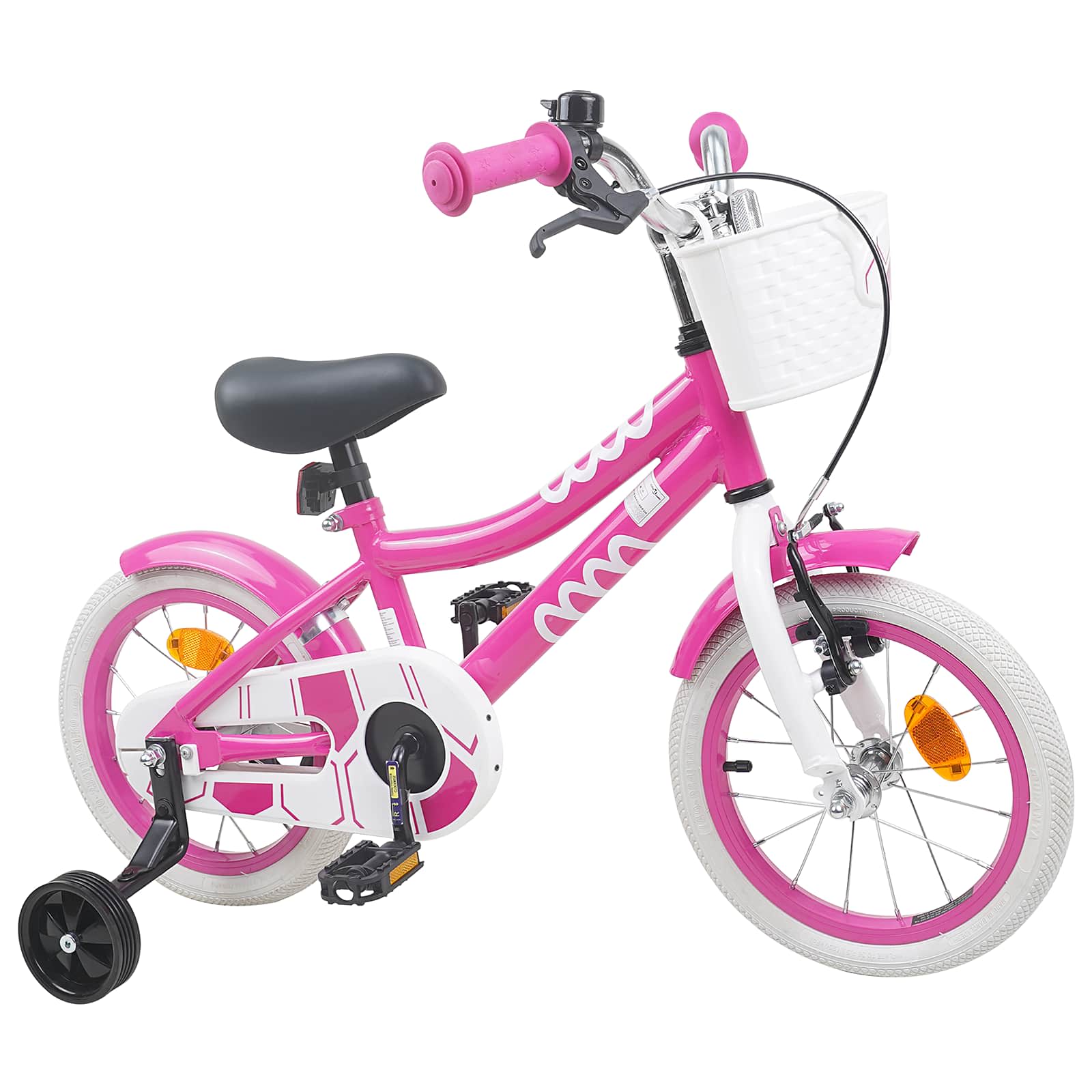 Kinderfahrrad 16 Zoll for 4-6 Years Old Rosa