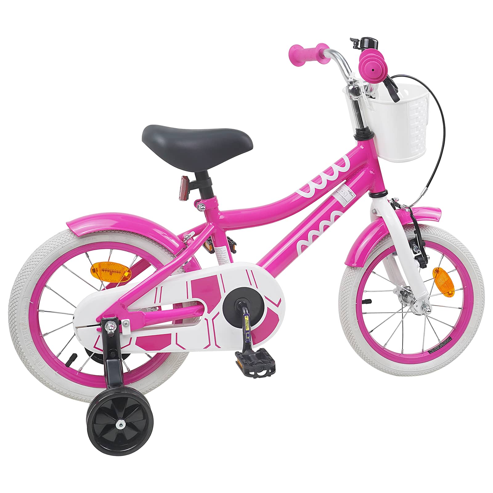 Kinderfahrrad 16 Zoll for 4-6 Years Old Rosa