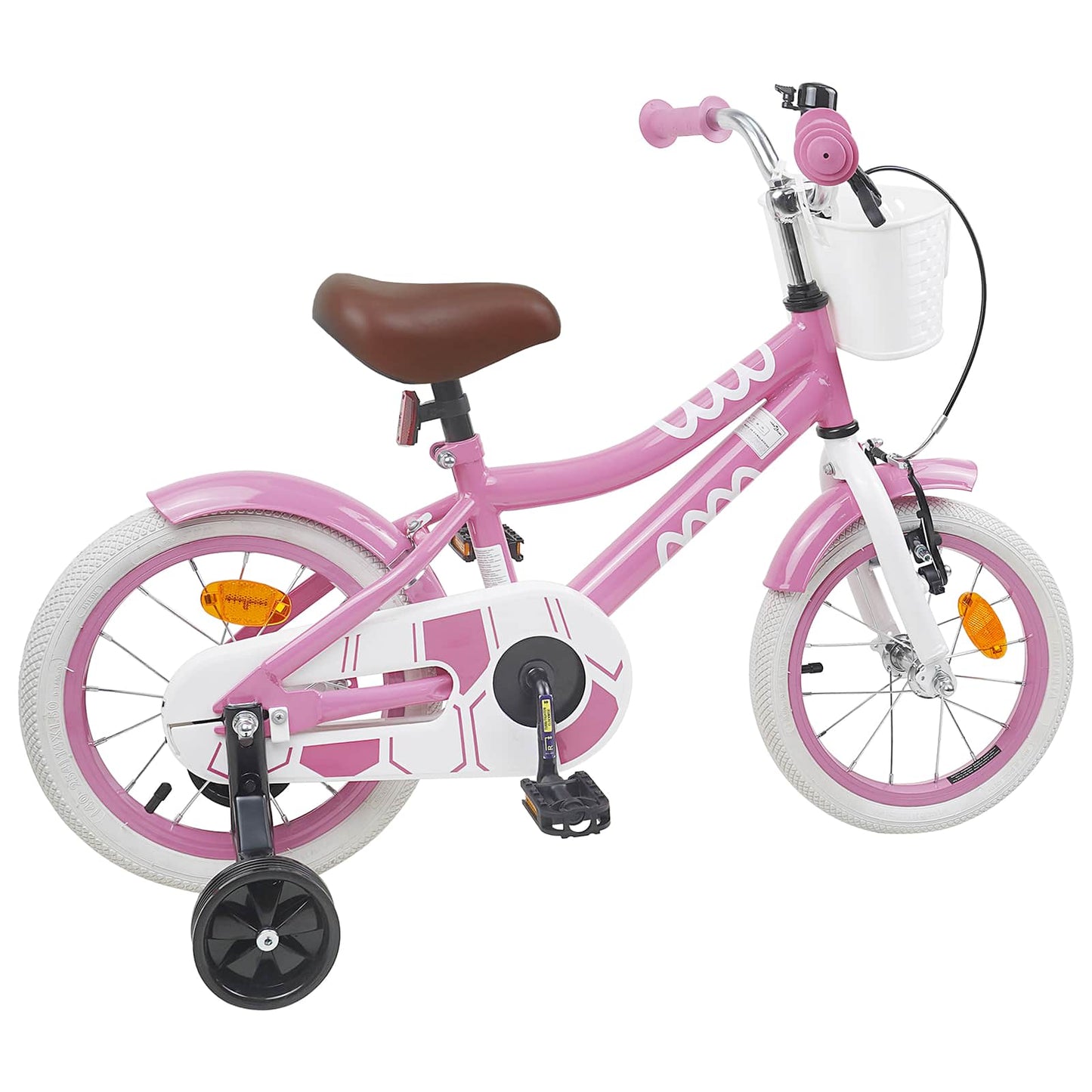 Kinderfahrrad 12 Zoll for 2 to 4 years old Hellrosa