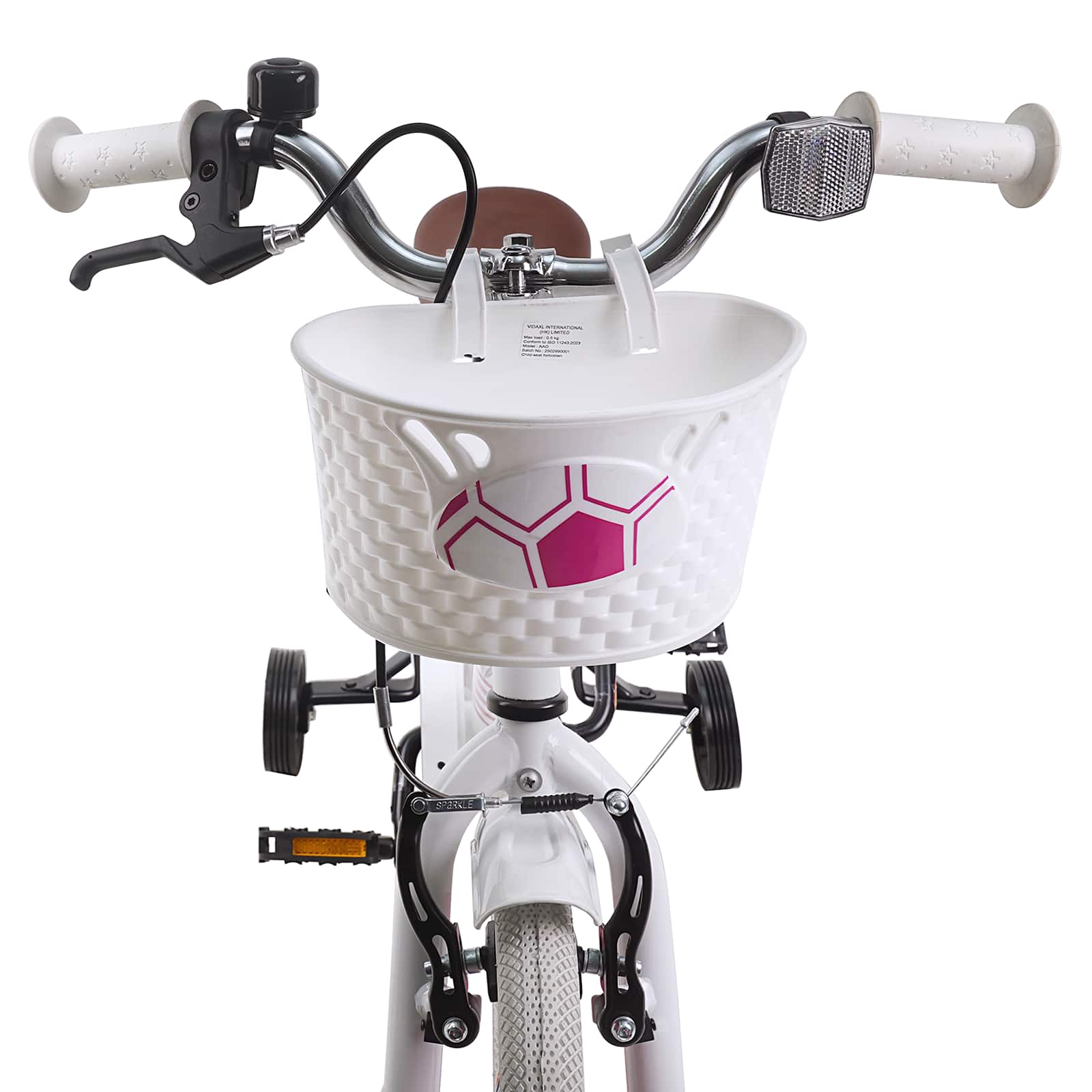 Kinderfahrrad 14 Zoll for 3-5 Years Old Weiß
