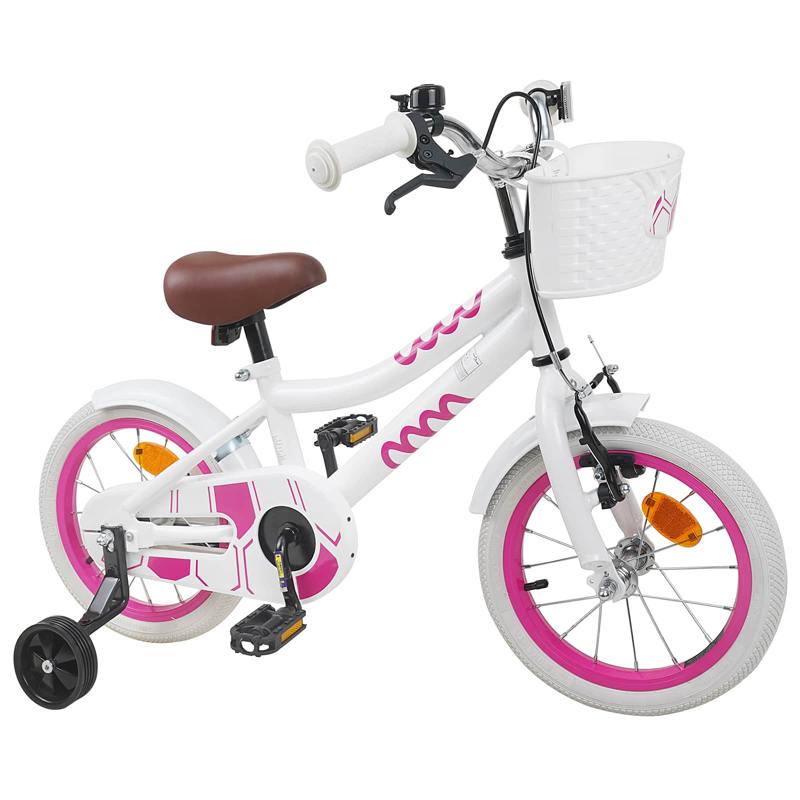 Kinderfahrrad 16 Zoll for 4-6 Years Old Weiß
