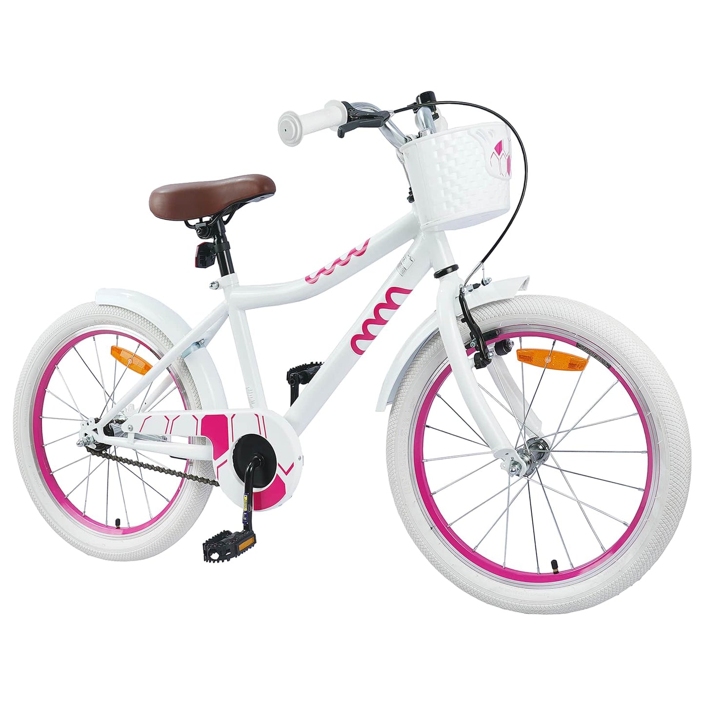 Kinderfahrrad 18 Zoll for 5-7 Years Old Weiß