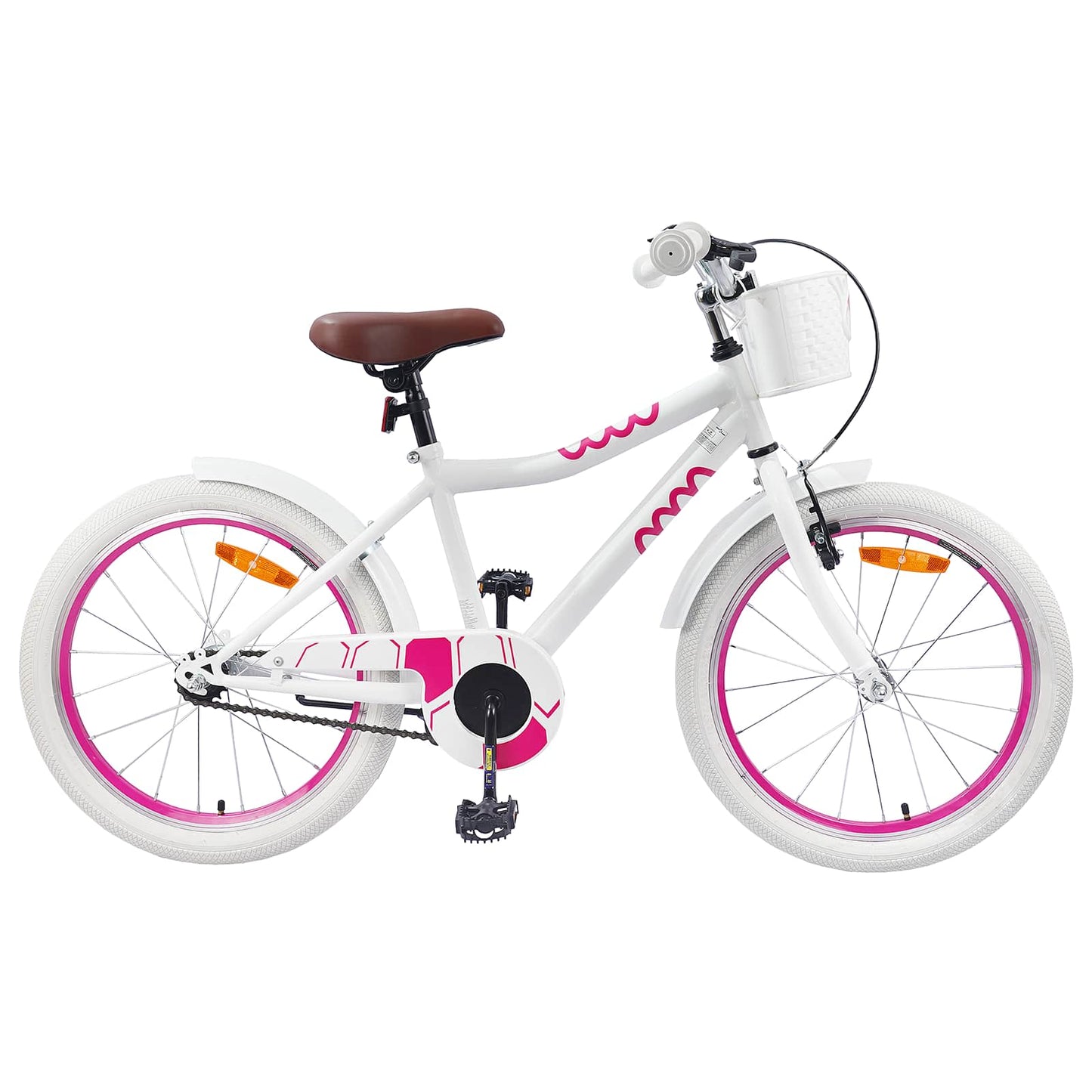 Kinderfahrrad 18 Zoll for 5-7 Years Old Weiß