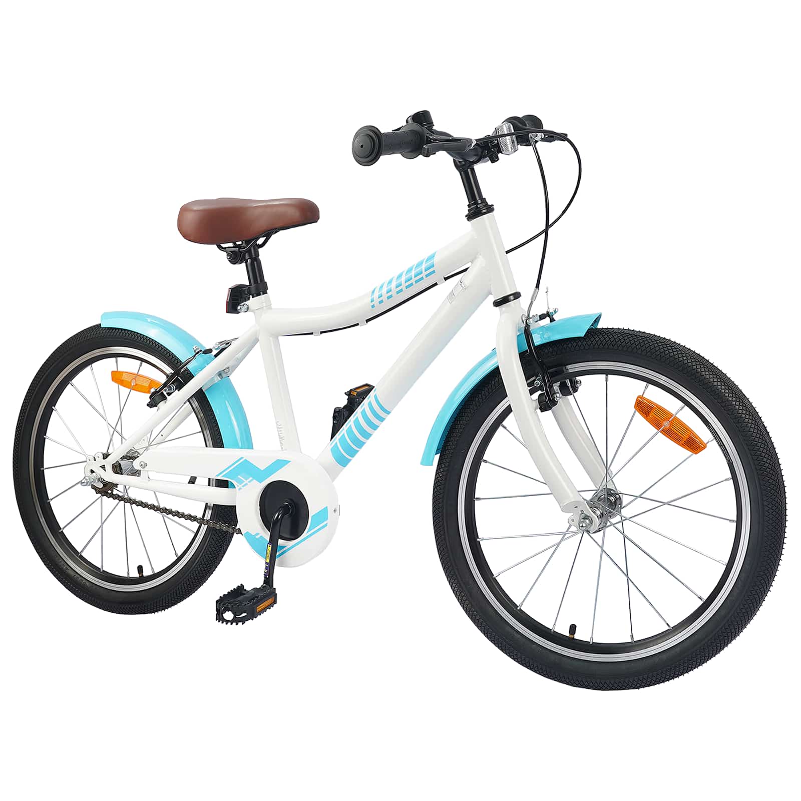 Kinderfahrrad 24 Zoll für 8-12 Jahre alt Himmelblau