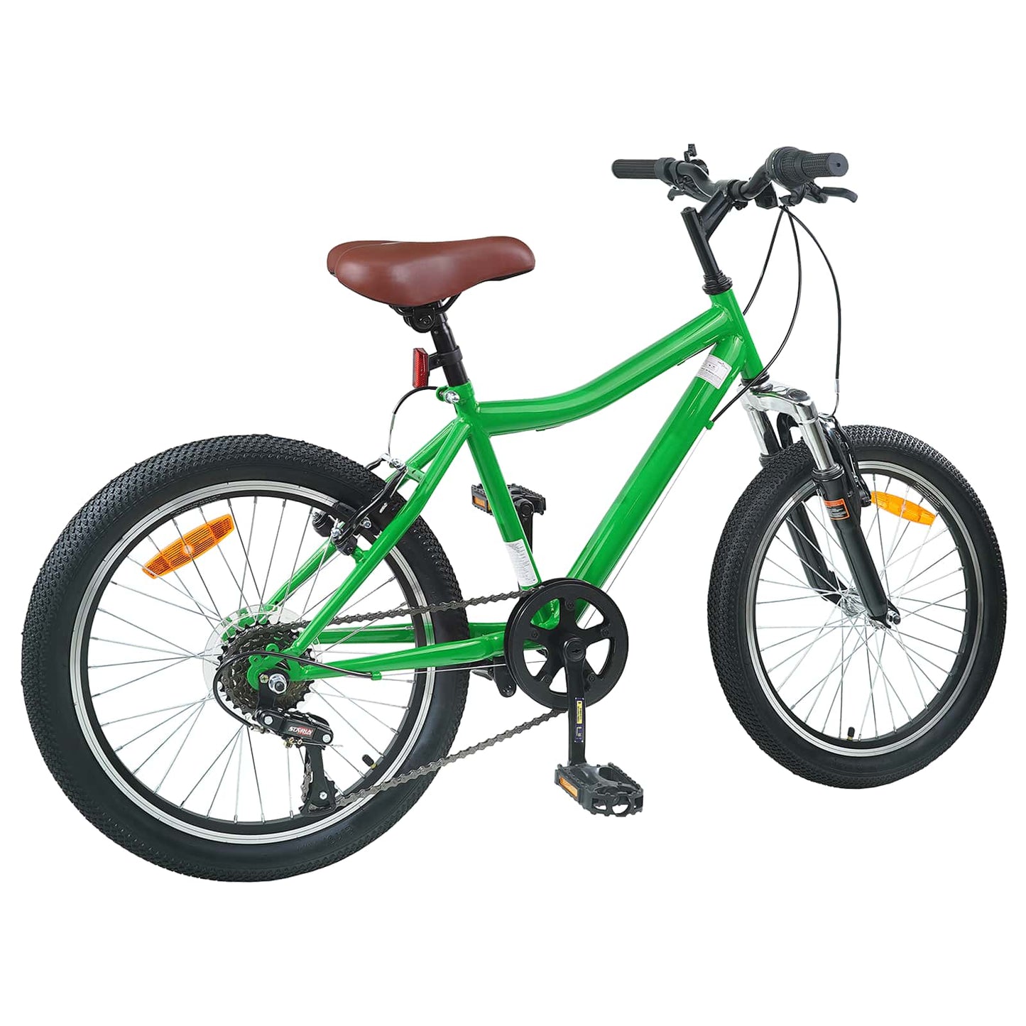 Kinderfahrrad 24 Zoll 6-Speed für 8-12 Jahre alt Grün