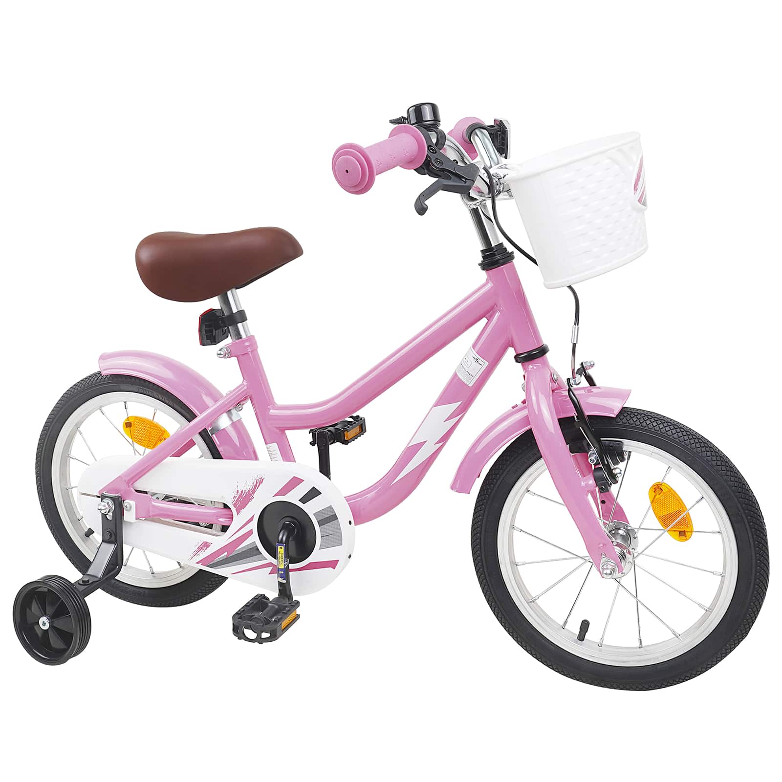 Kinderfahrrad 12 Zoll for 2 to 4 years old Hellrosa