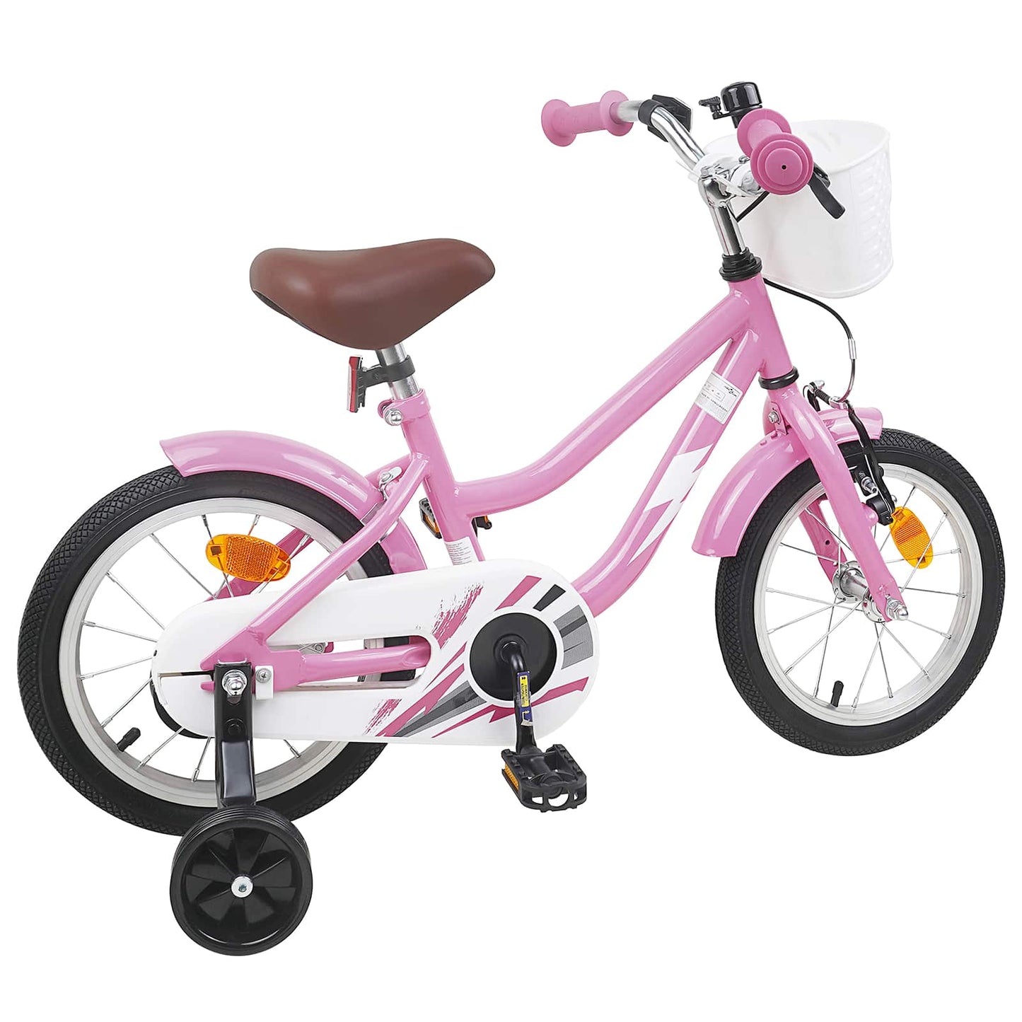 Kinderfahrrad 14 Zoll for 3-5 Years Old Hellrosa