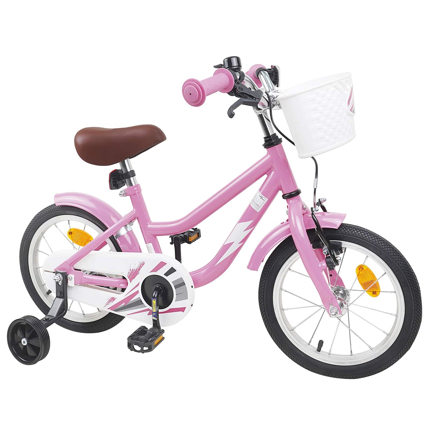 Kinderfahrrad 16 Zoll for 4-6 Years Old Hellrosa