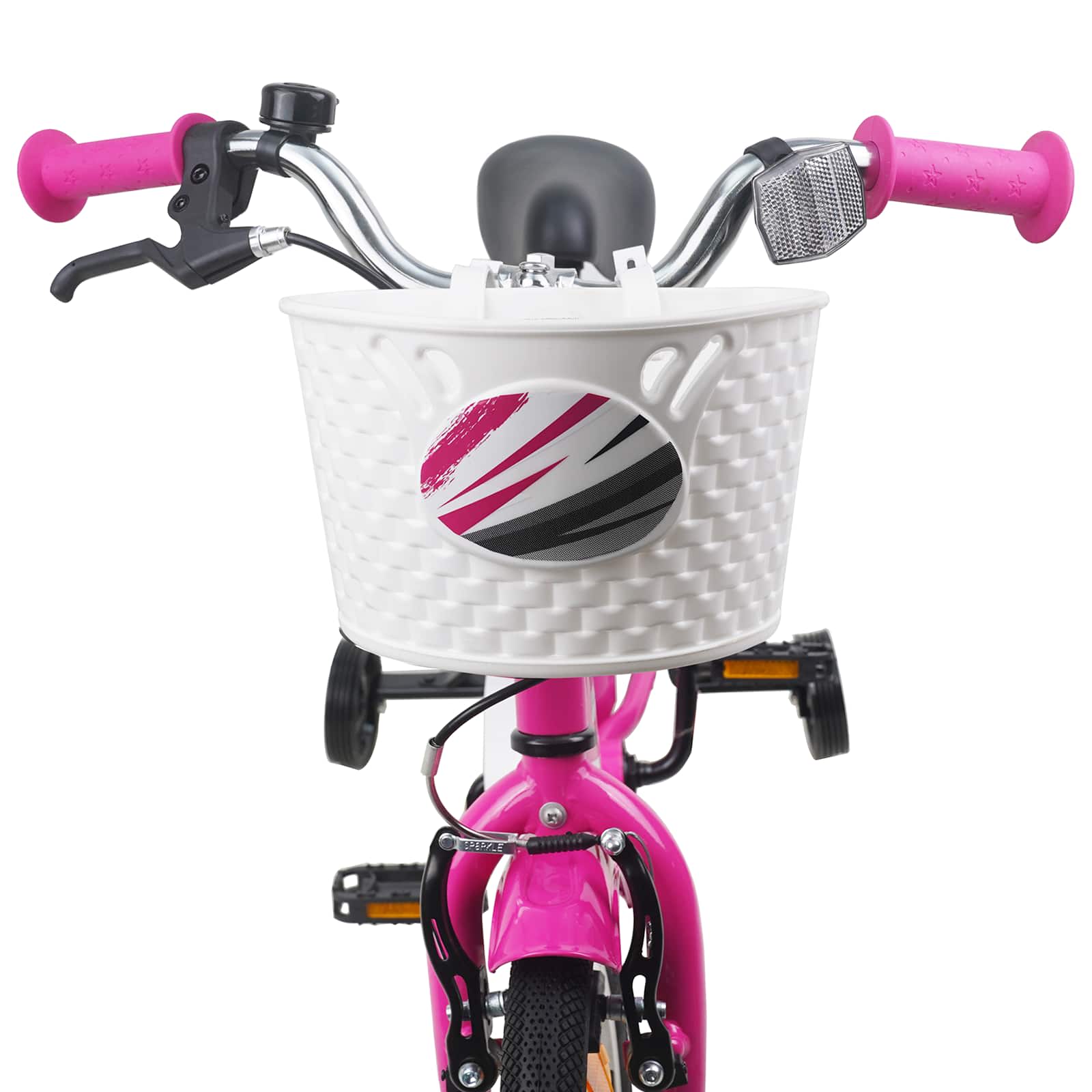 Kinderfahrrad 12 Zoll for 2 to 4 years old Dunkelrosa