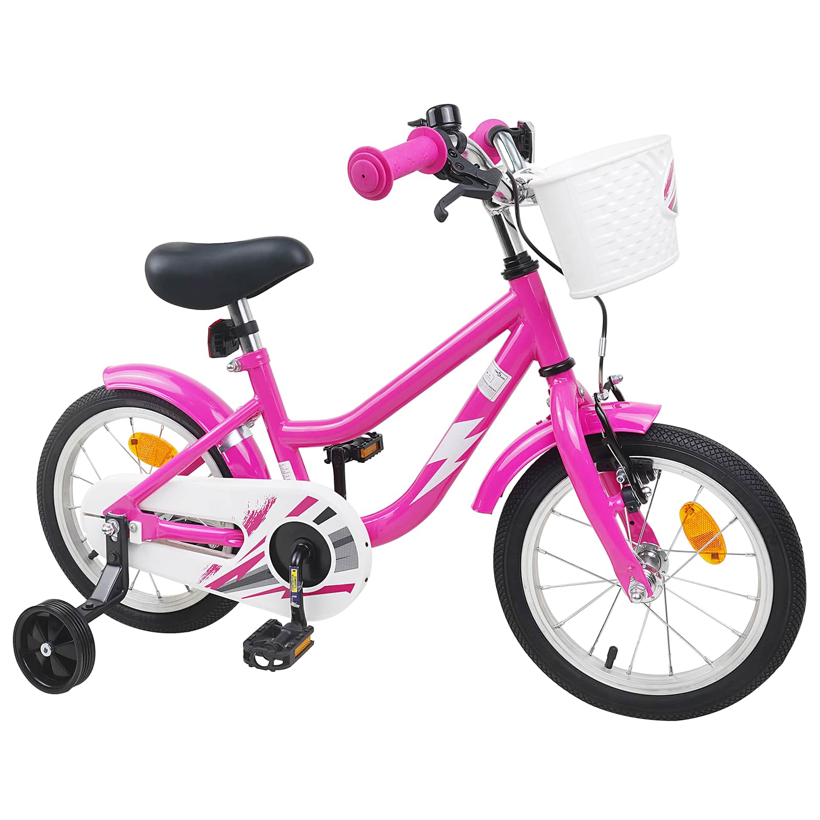 Kinderfahrrad 12 Zoll for 2 to 4 years old Dunkelrosa