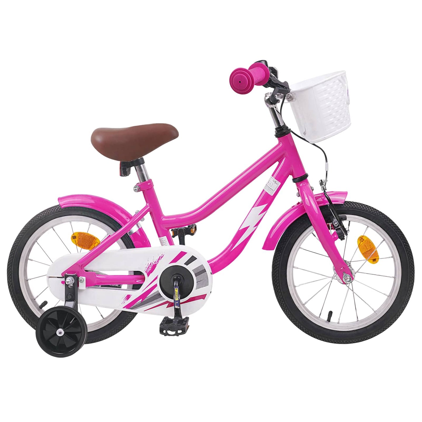Kinderfahrrad 16 Zoll for 4-6 Years Old Dunkelrosa