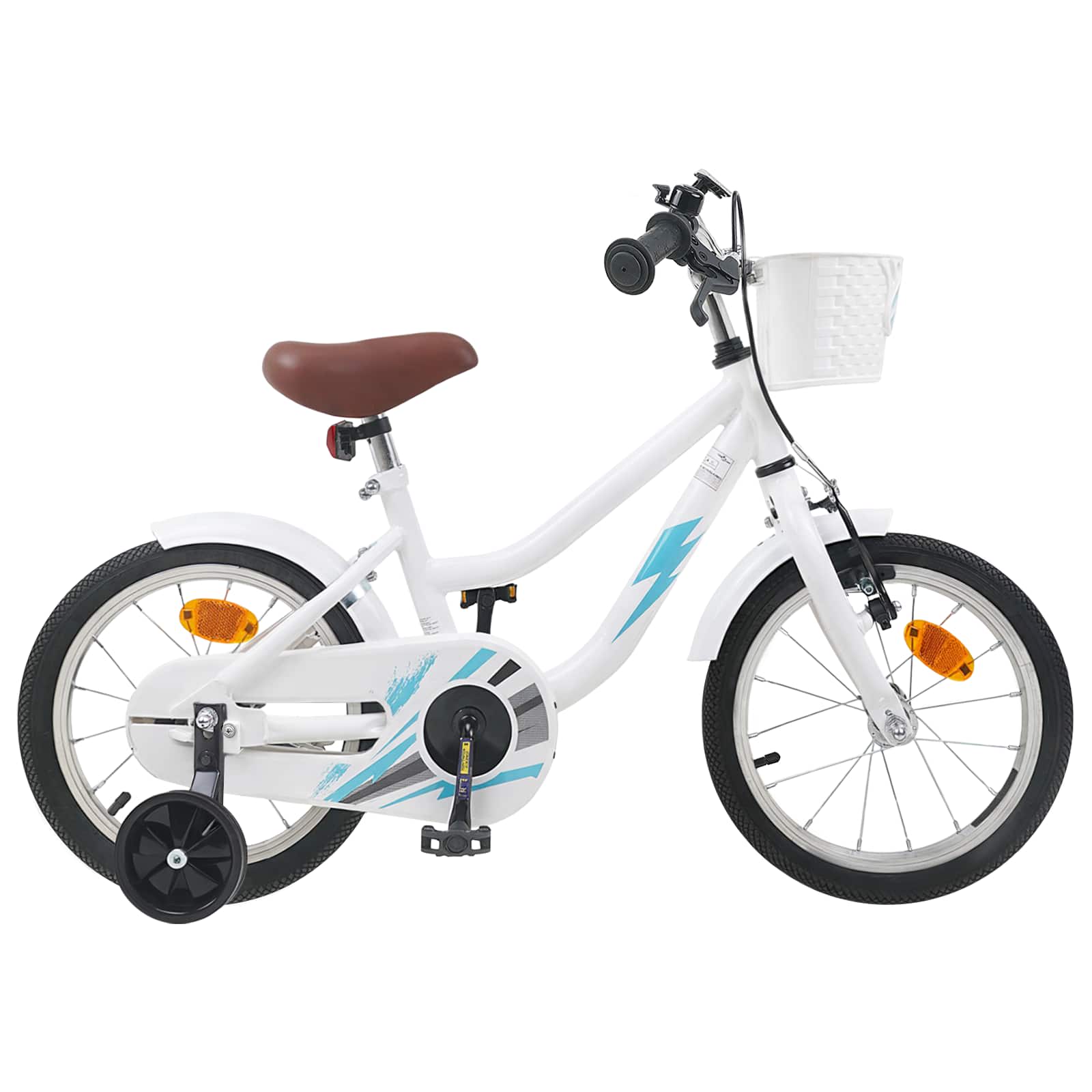 Kinderfahrrad 16 Zoll for 4-6 Years Old Weiß