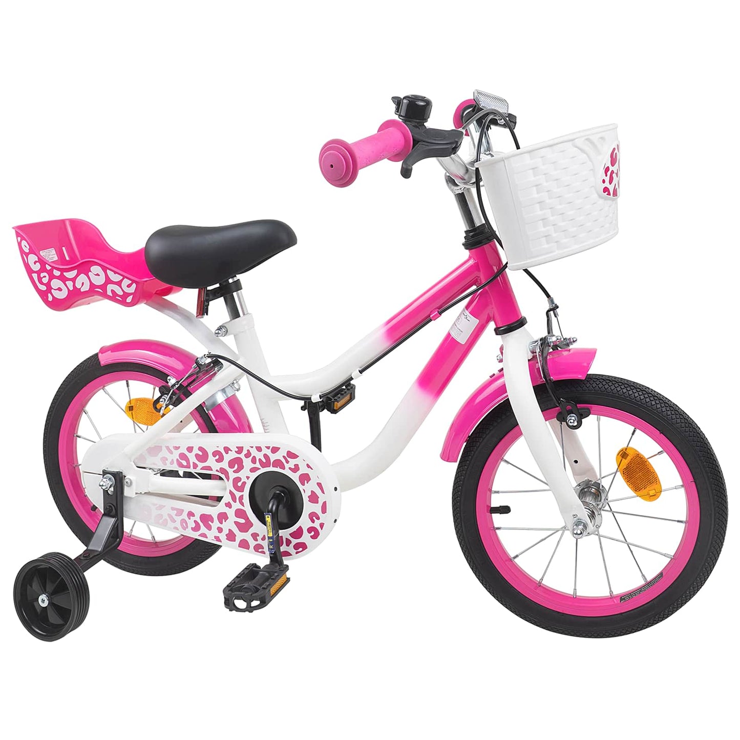 Kinderfahrrad 14 Zoll for 3-5 Years Old Rosa