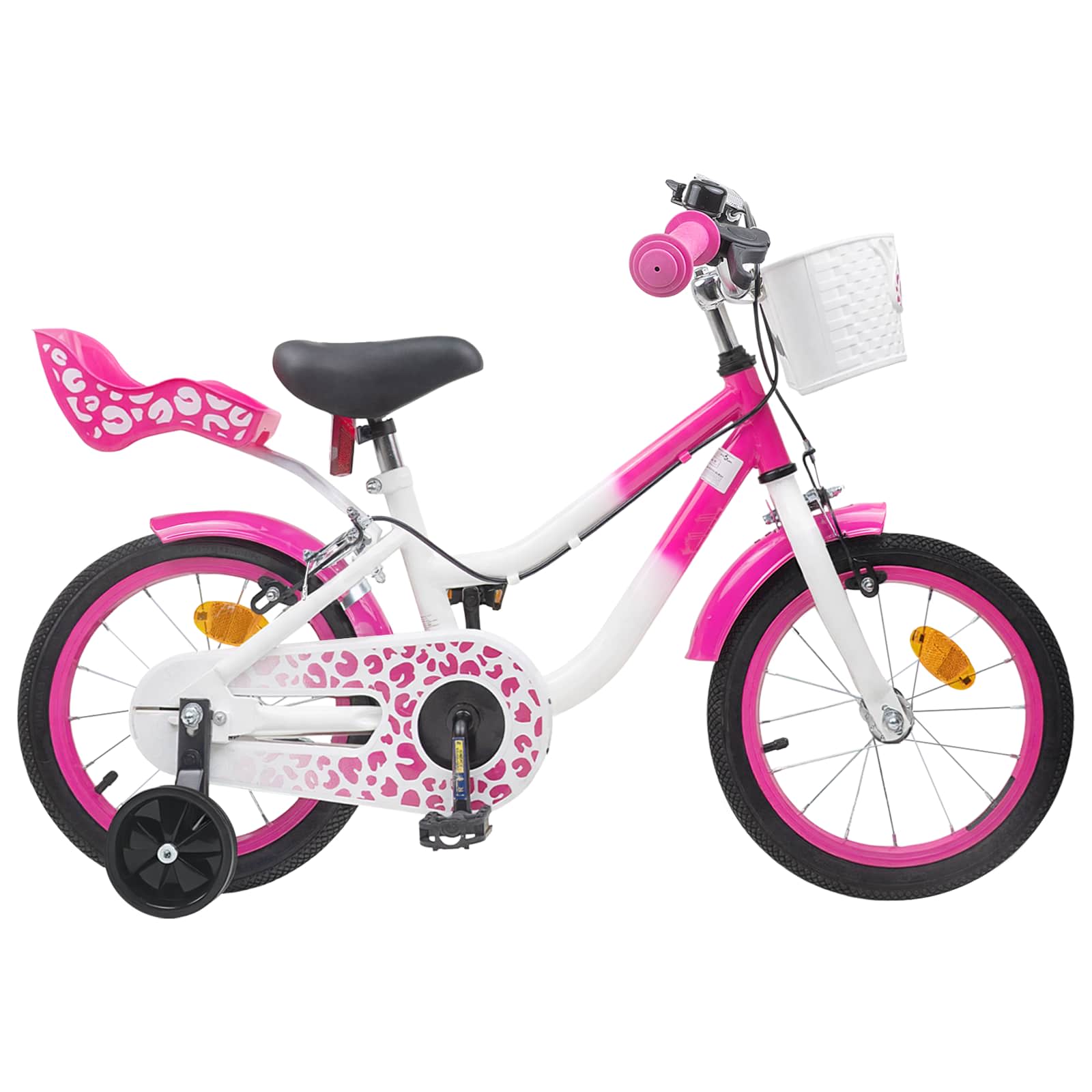 Kinderfahrrad 16 Zoll for 4-6 Years Old Rosa