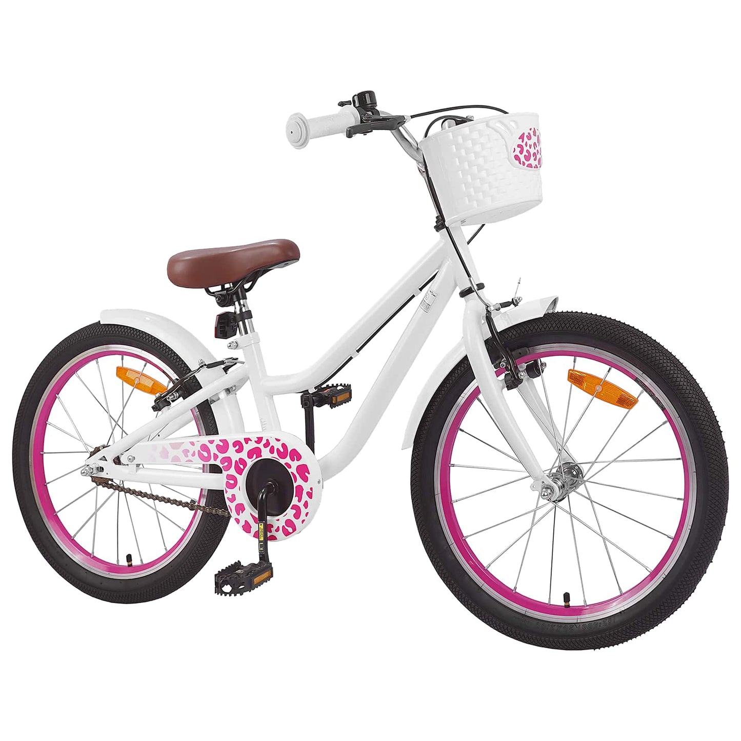 Kinderfahrrad 18 Zoll for 5-7 Years Old Weiß