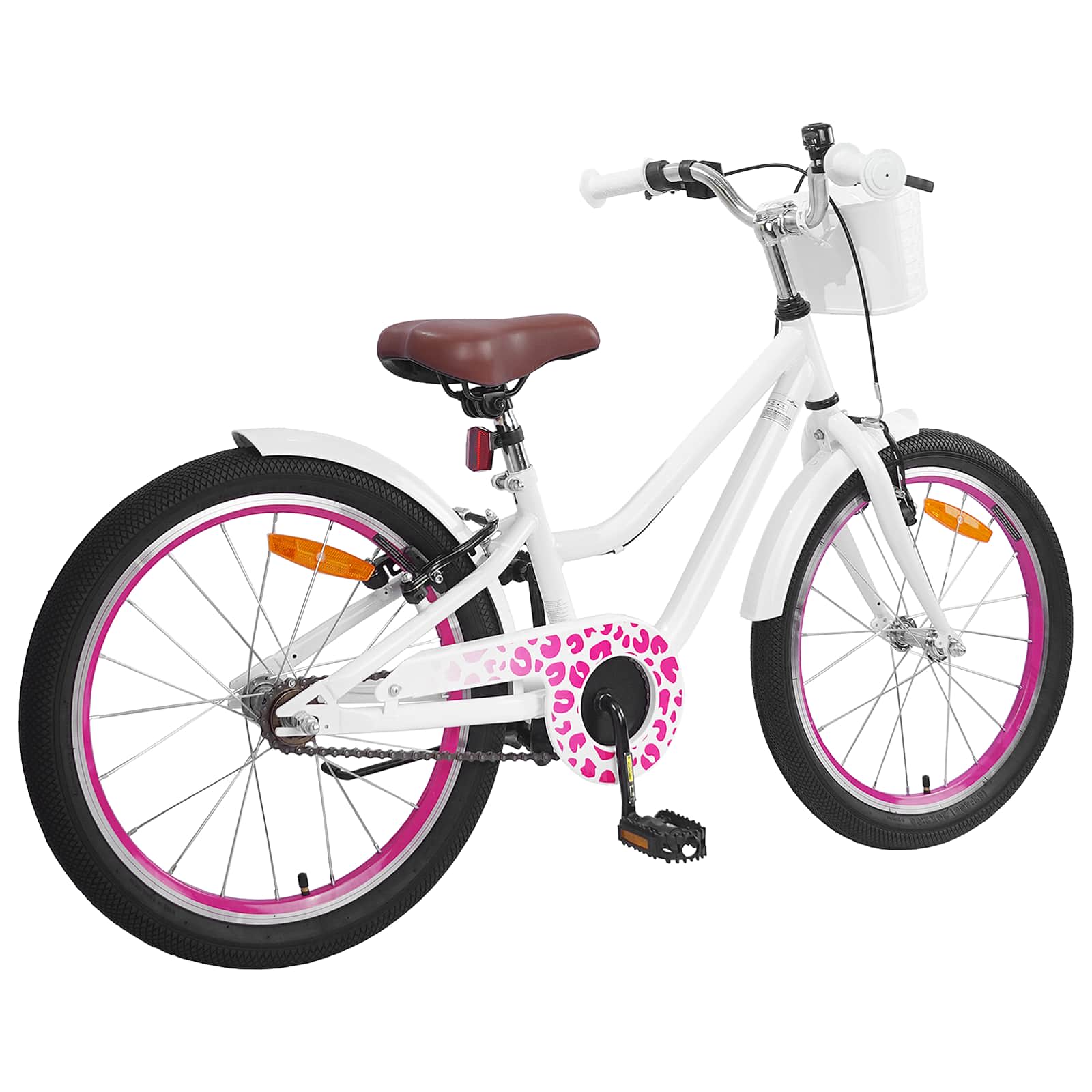 Kinderfahrrad 18 Zoll for 5-7 Years Old Weiß