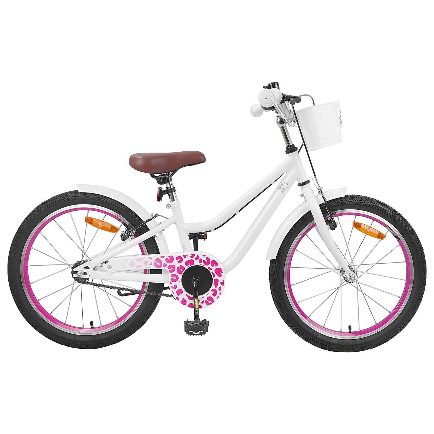 Kinderfahrrad 18 Zoll for 5-7 Years Old Weiß
