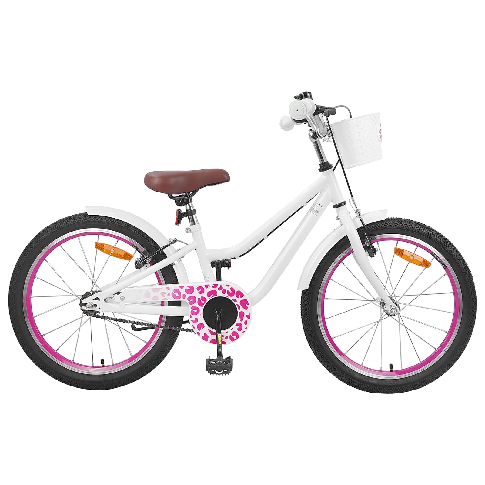 Kinderfahrrad 18 Zoll for 5-7 Years Old Weiß