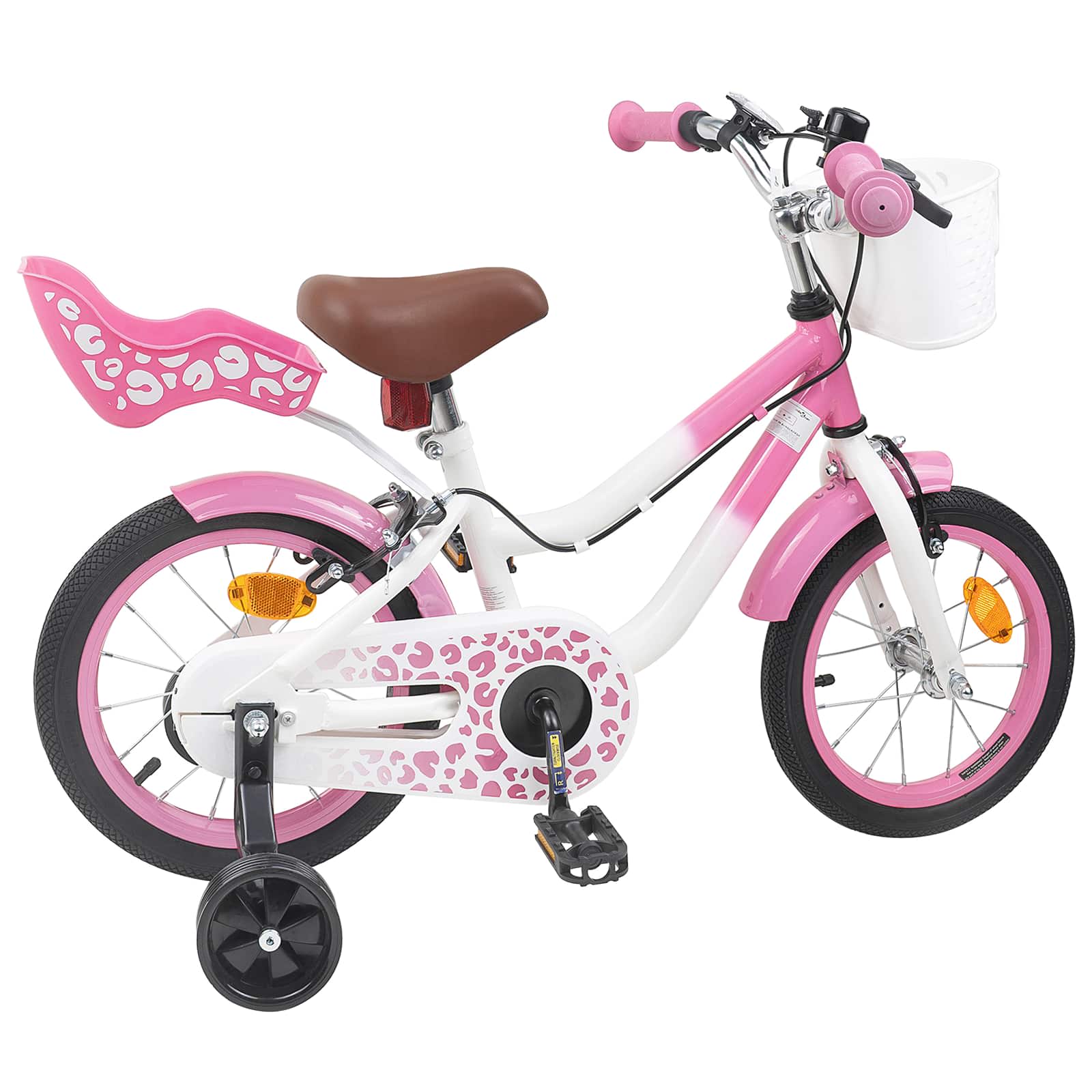 Kinderfahrrad 12 Zoll for 2 to 4 years old Hellrosa