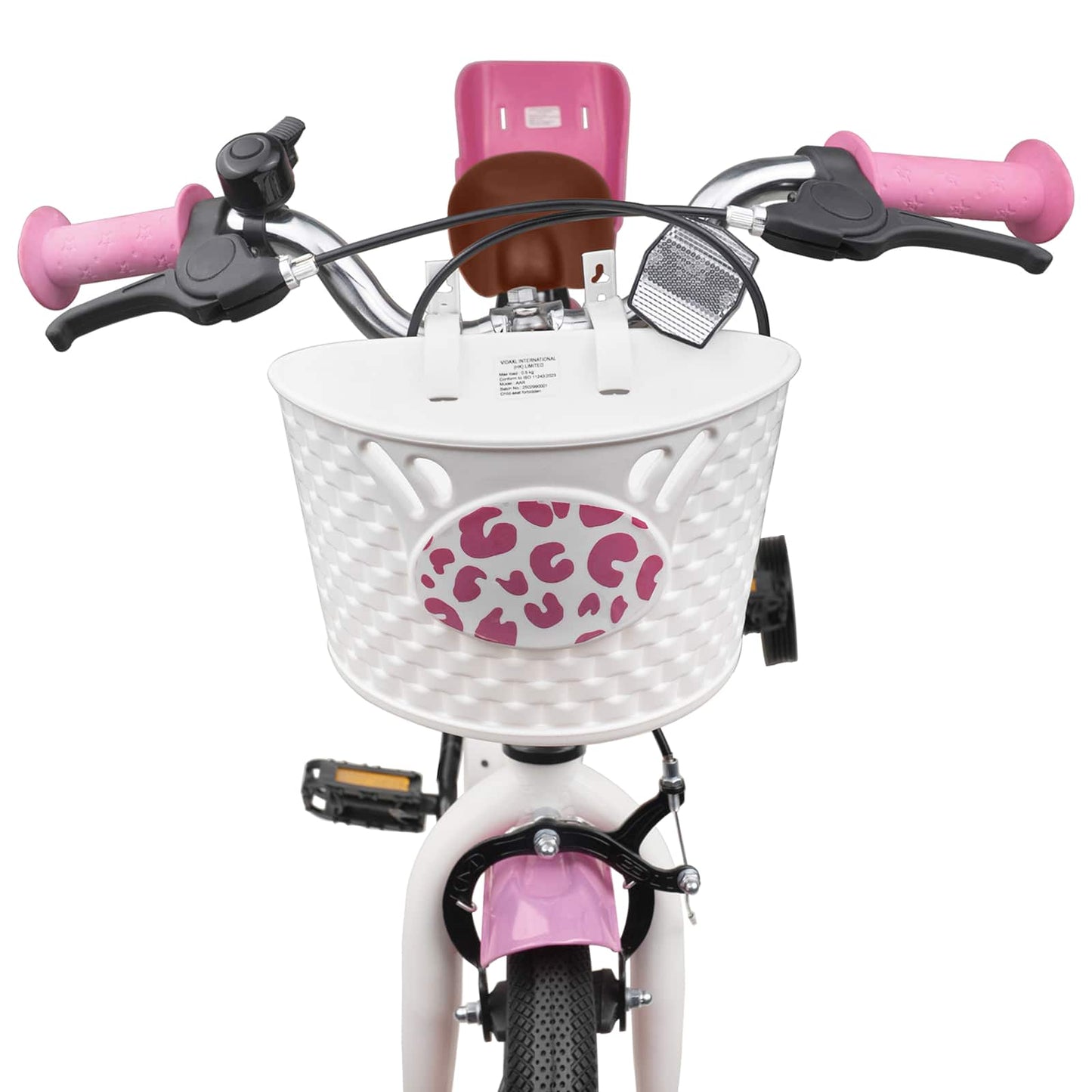 Kinderfahrrad 16 Zoll for 4-6 Years Old Hellrosa