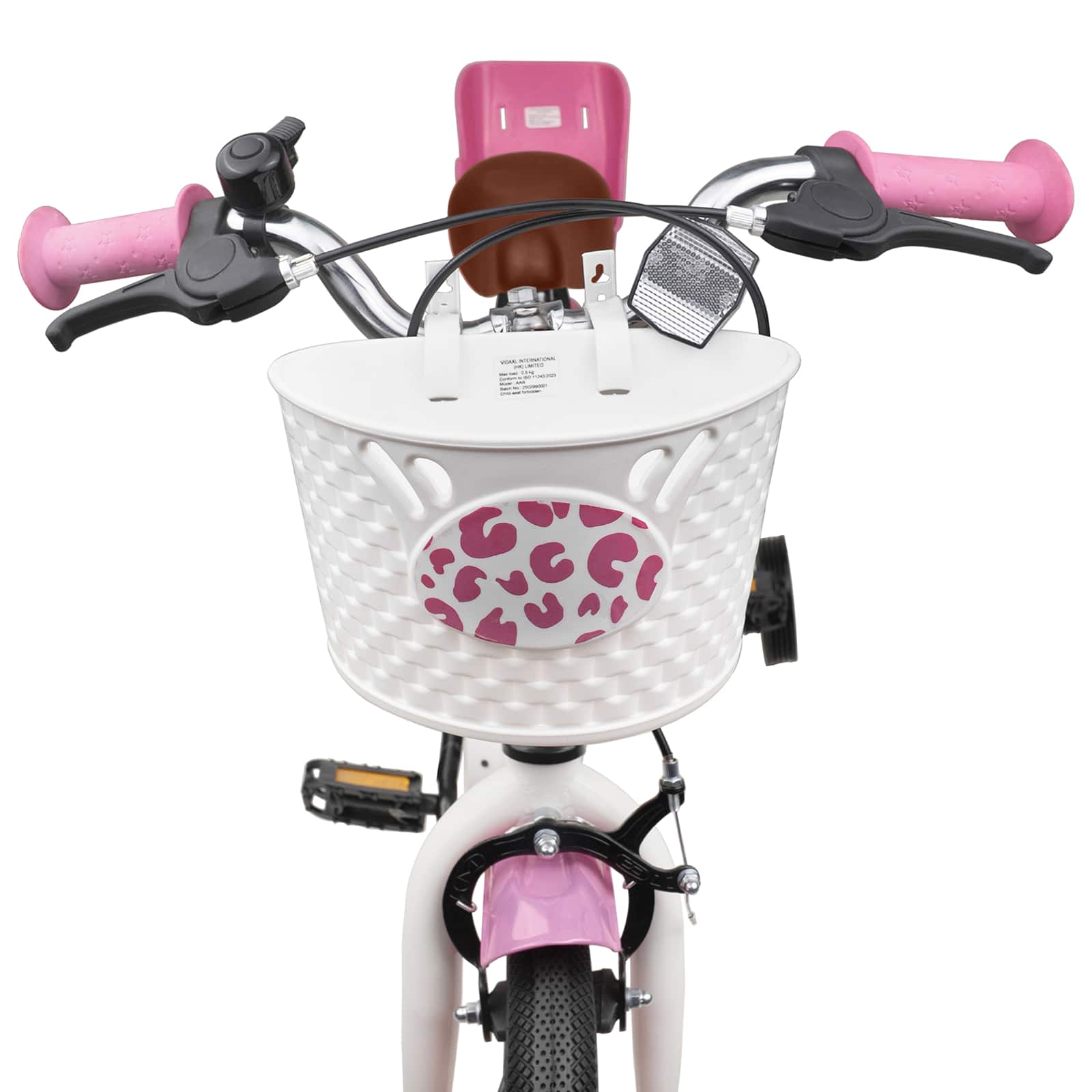 Kinderfahrrad 16 Zoll for 4-6 Years Old Hellrosa