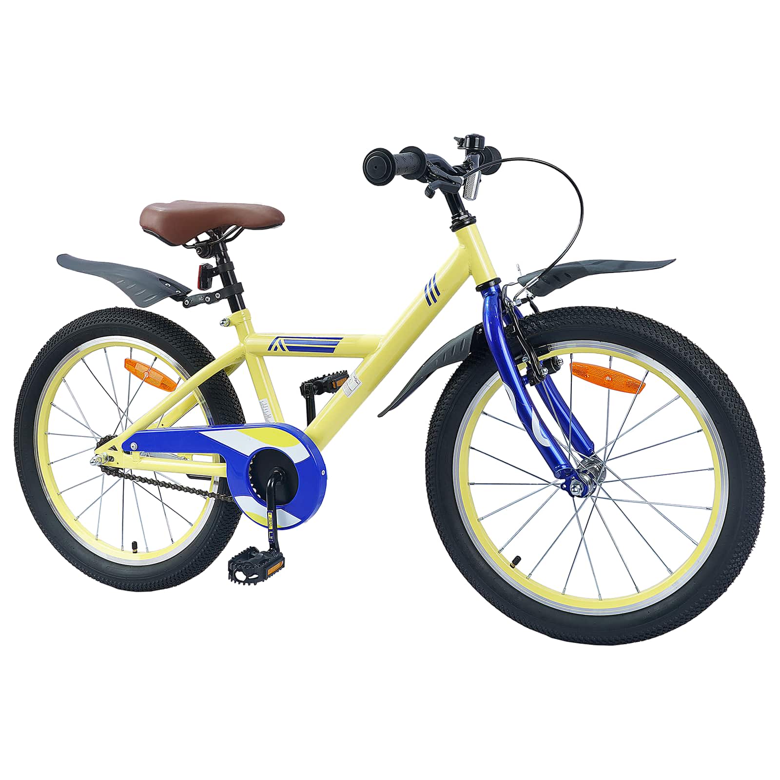 Kinderfahrrad 18 Zoll for 5-7 Years Old Gelb