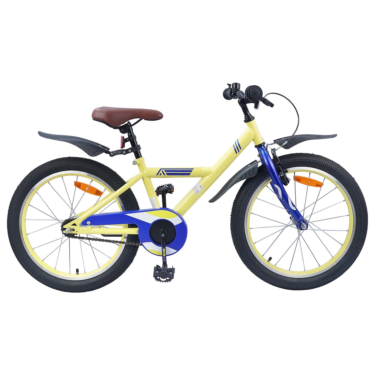 Kinderfahrrad 18 Zoll for 5-7 Years Old Gelb