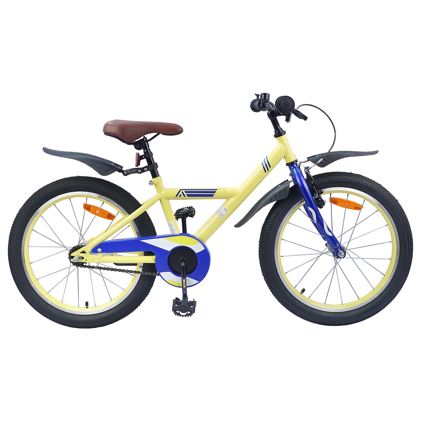 Kinderfahrrad 18 Zoll for 5-7 Years Old Gelb