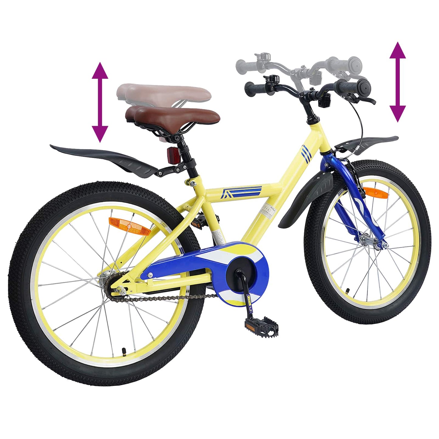 Kinderfahrrad 20 Zoll for kids aged 6 to 11 Gelb