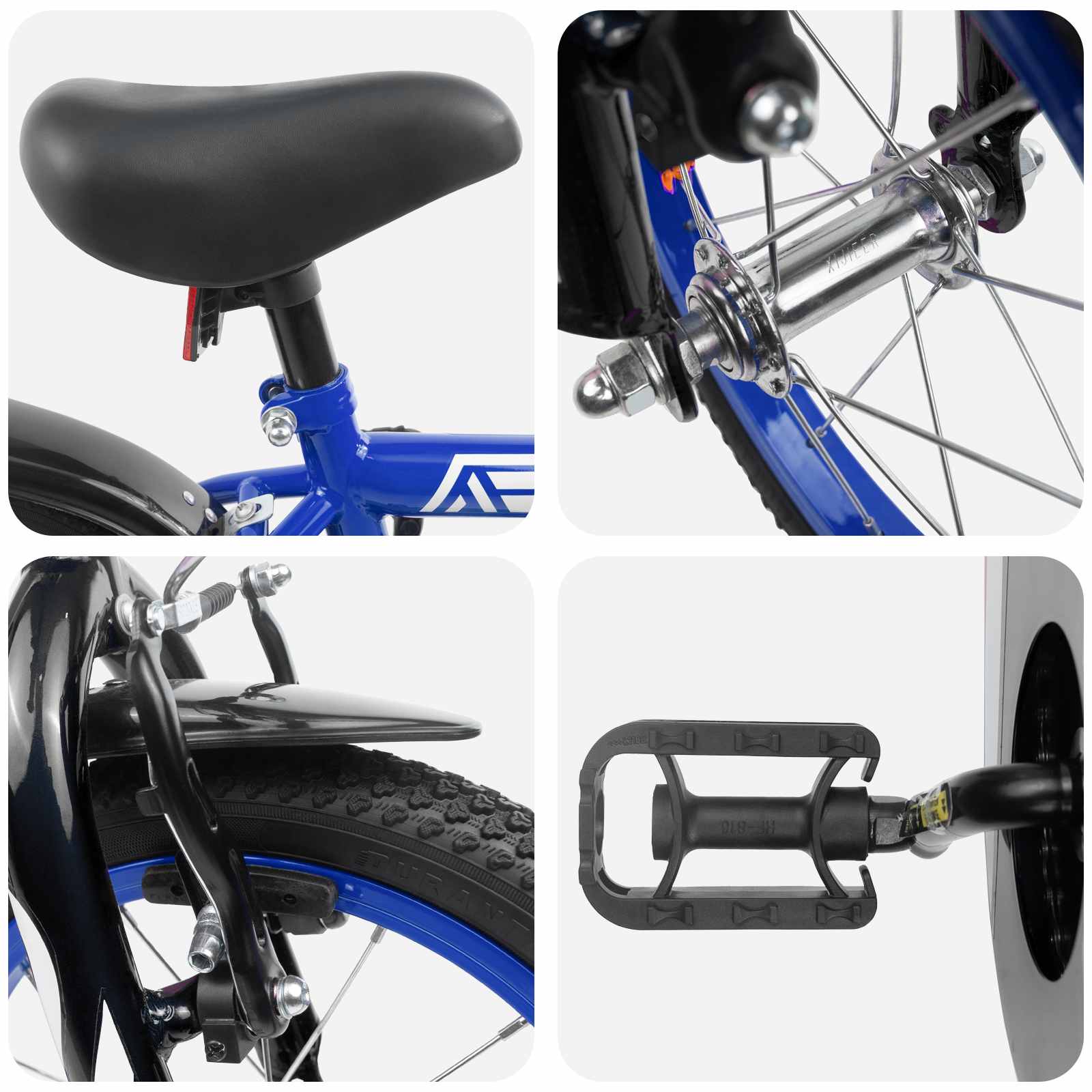 Kinderfahrrad 16 Zoll for 4-6 Years Old Dunkelblau