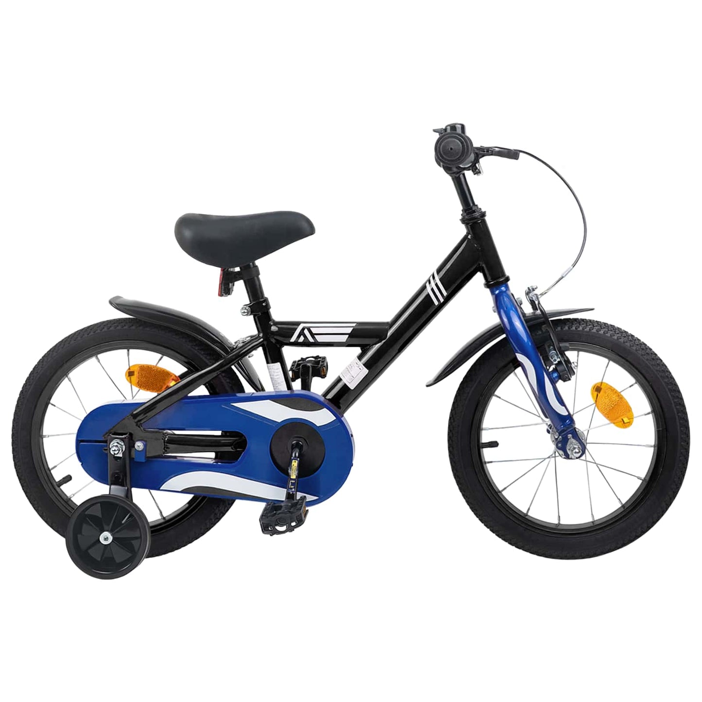 Kinderfahrrad 16 Zoll for 4-6 Years Old Schwarz