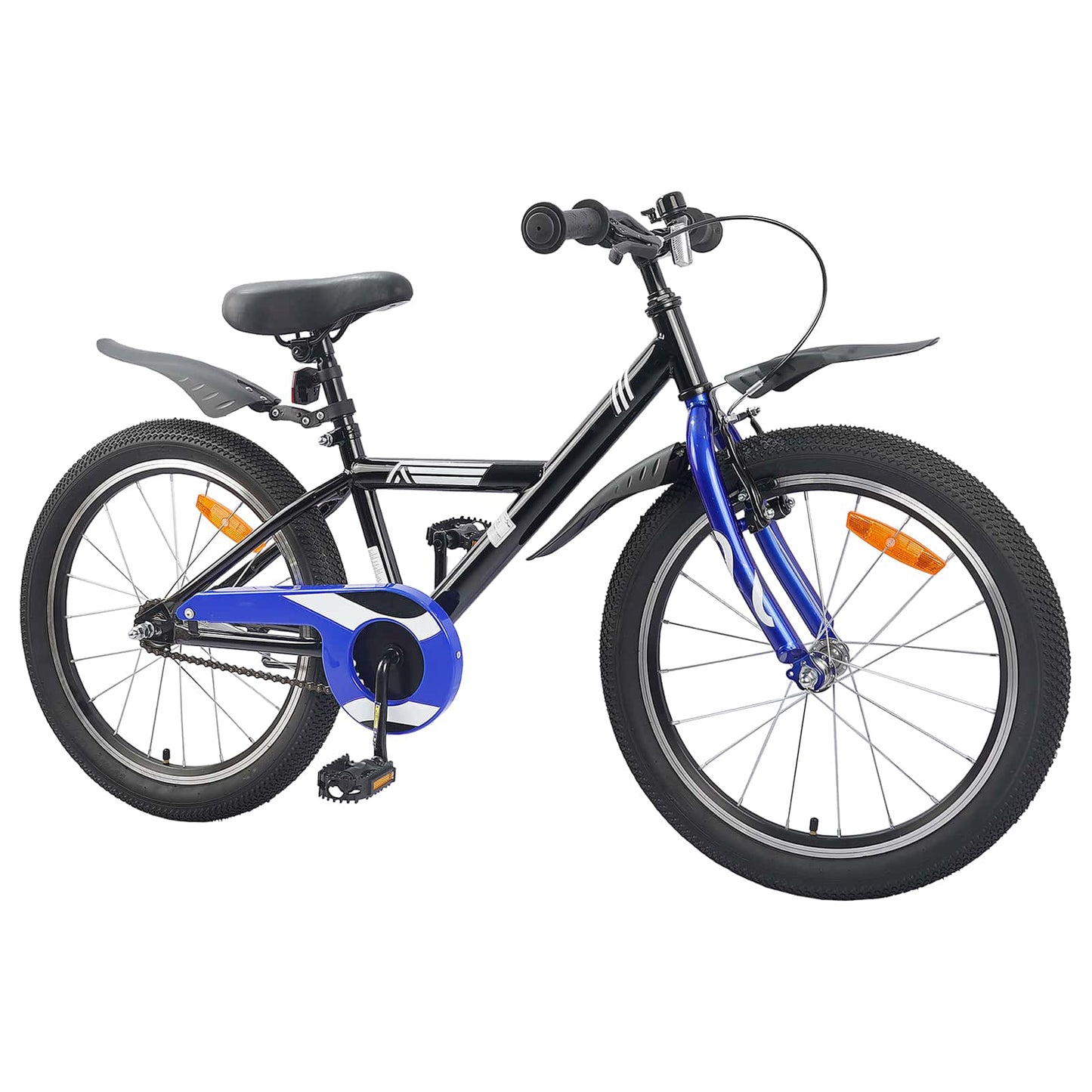 Kinderfahrrad 18 Zoll for 5-7 Years Old Schwarz