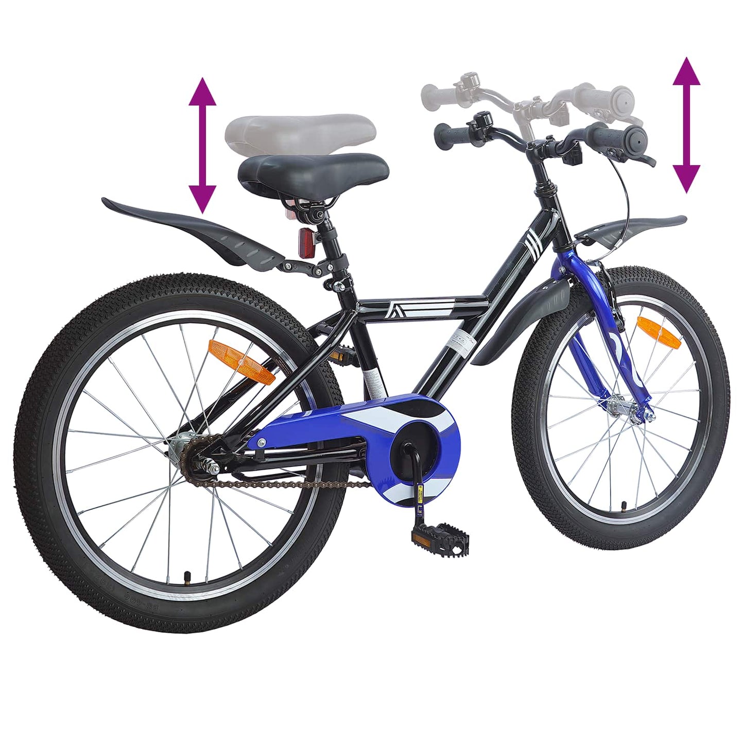 Kinderfahrrad 20 Zoll for kids aged 6 to 11 Schwarz
