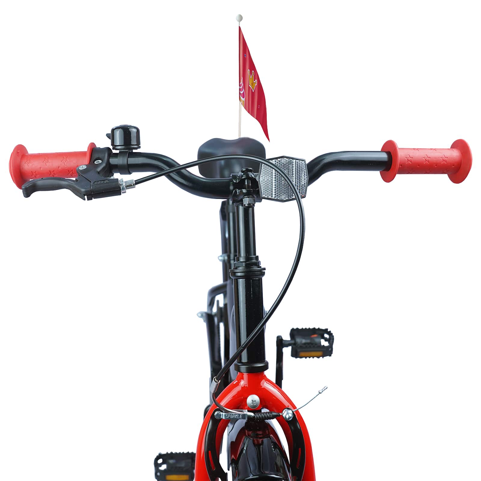 Kinderfahrrad 18 Zoll for 5-7 Years Old Schwarz