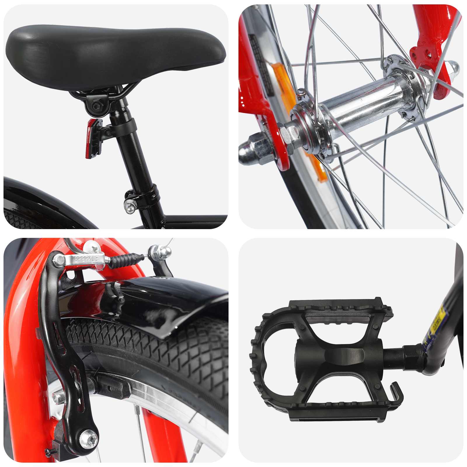 Kinderfahrrad 20 Zoll for kids aged 6 to 11 Schwarz
