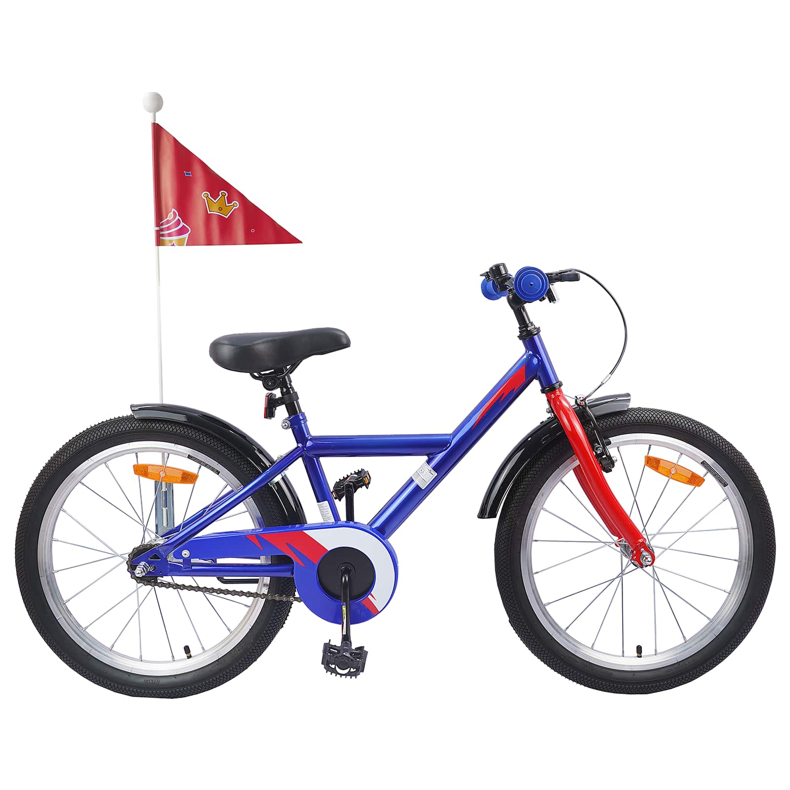 Kinderfahrrad 18 Zoll for 5-7 Years Old Dunkelblau