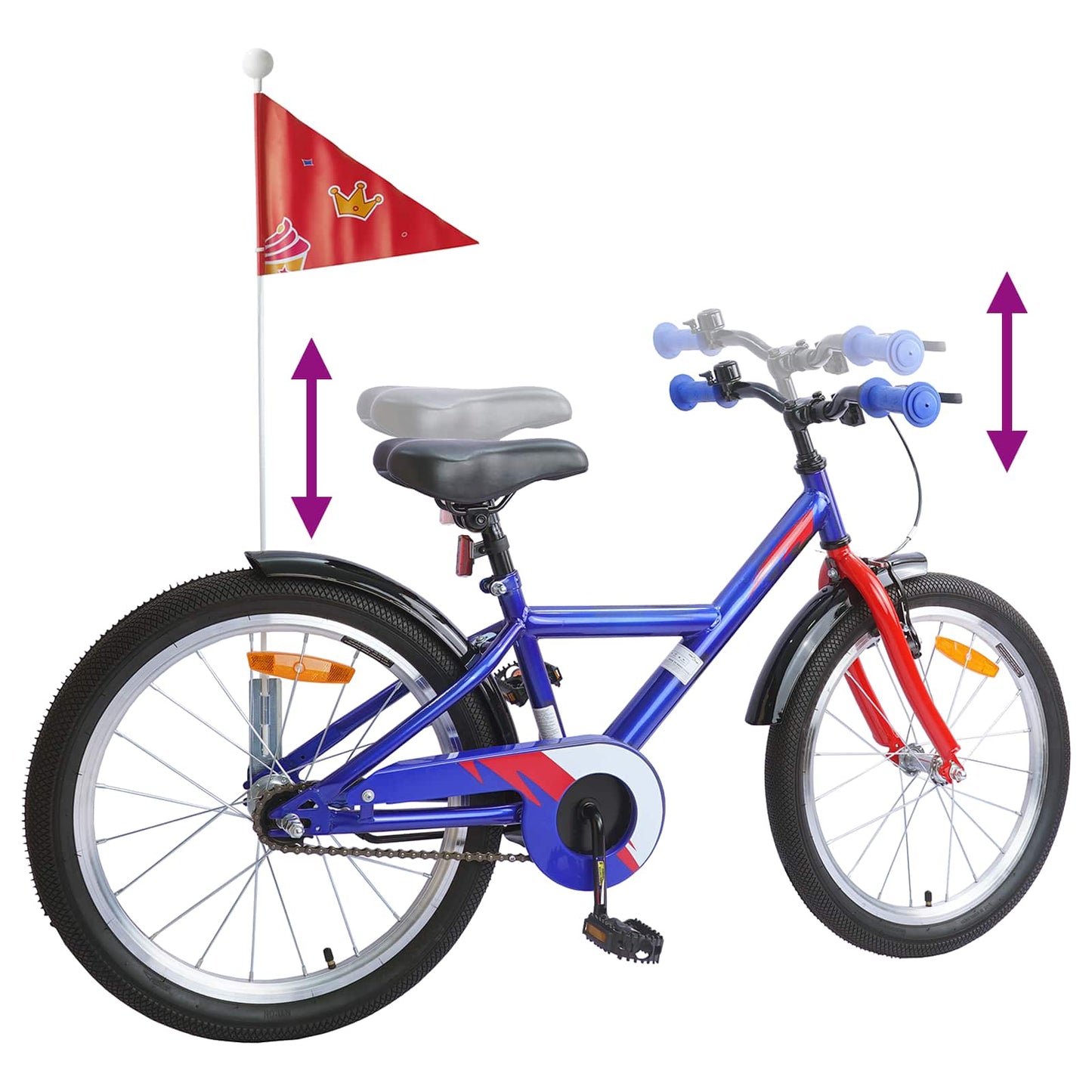 Kinderfahrrad 20 Zoll for kids aged 6 to 11 Dunkelblau