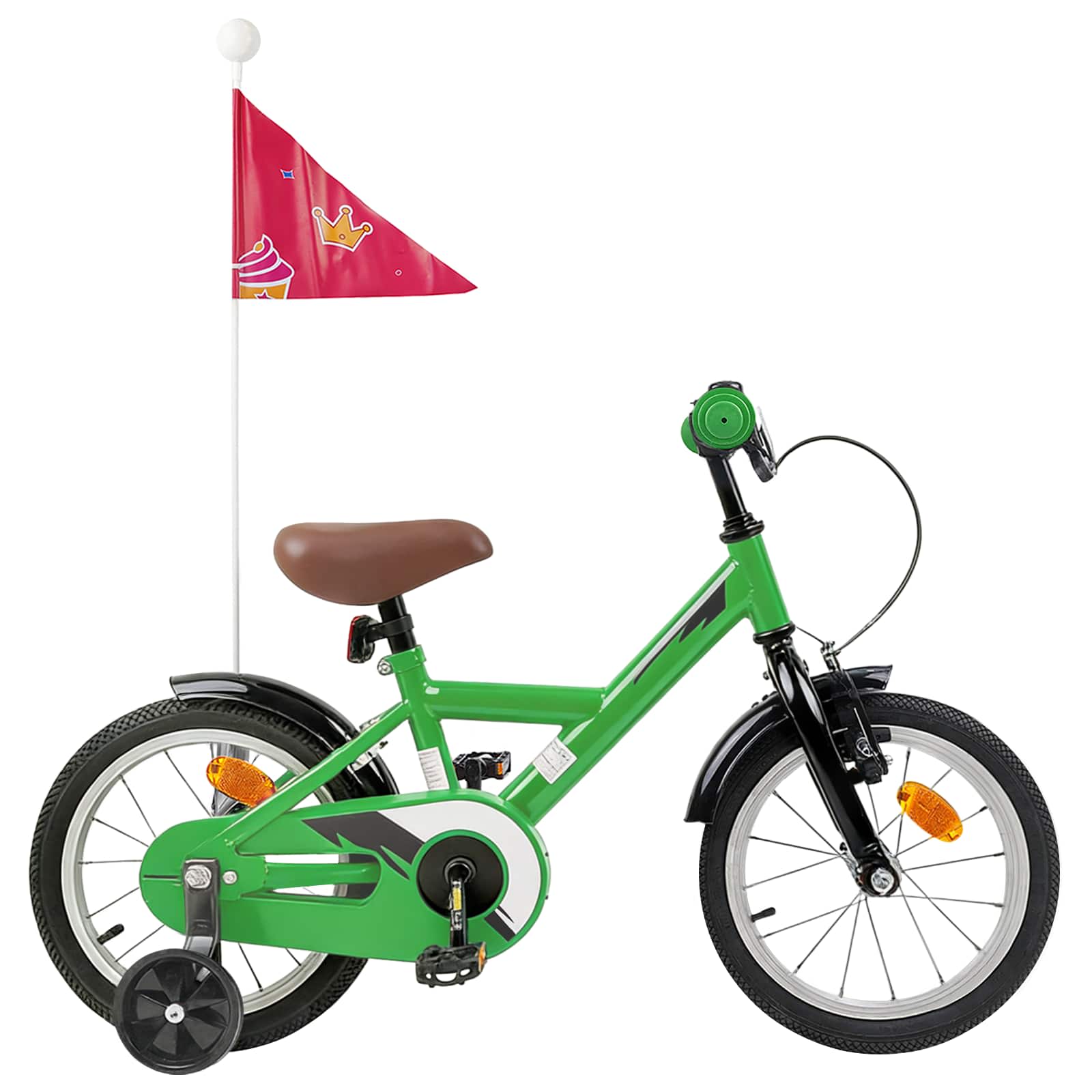Kinderfahrrad 16 Zoll for 4-6 Years Old Grün