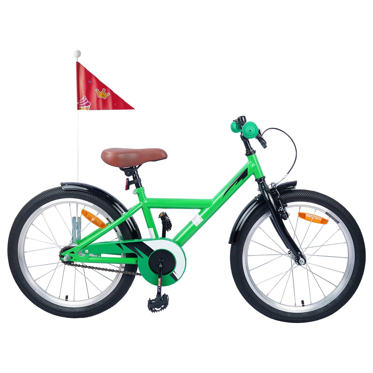 Kinderfahrrad 18 Zoll for 5-7 Years Old Grün