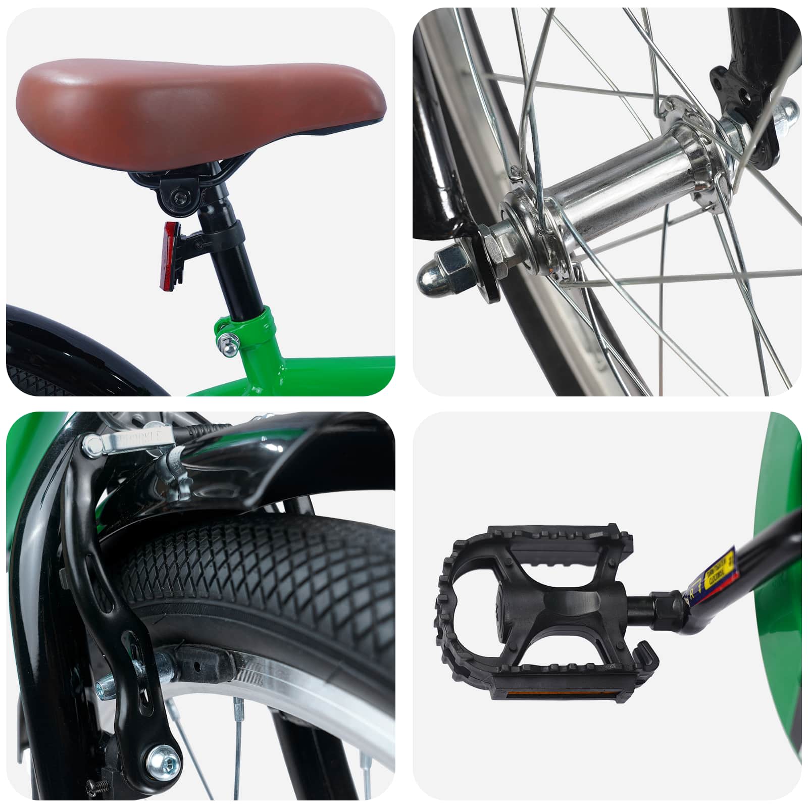 Kinderfahrrad 20 Zoll for kids aged 6 to 11 Grün