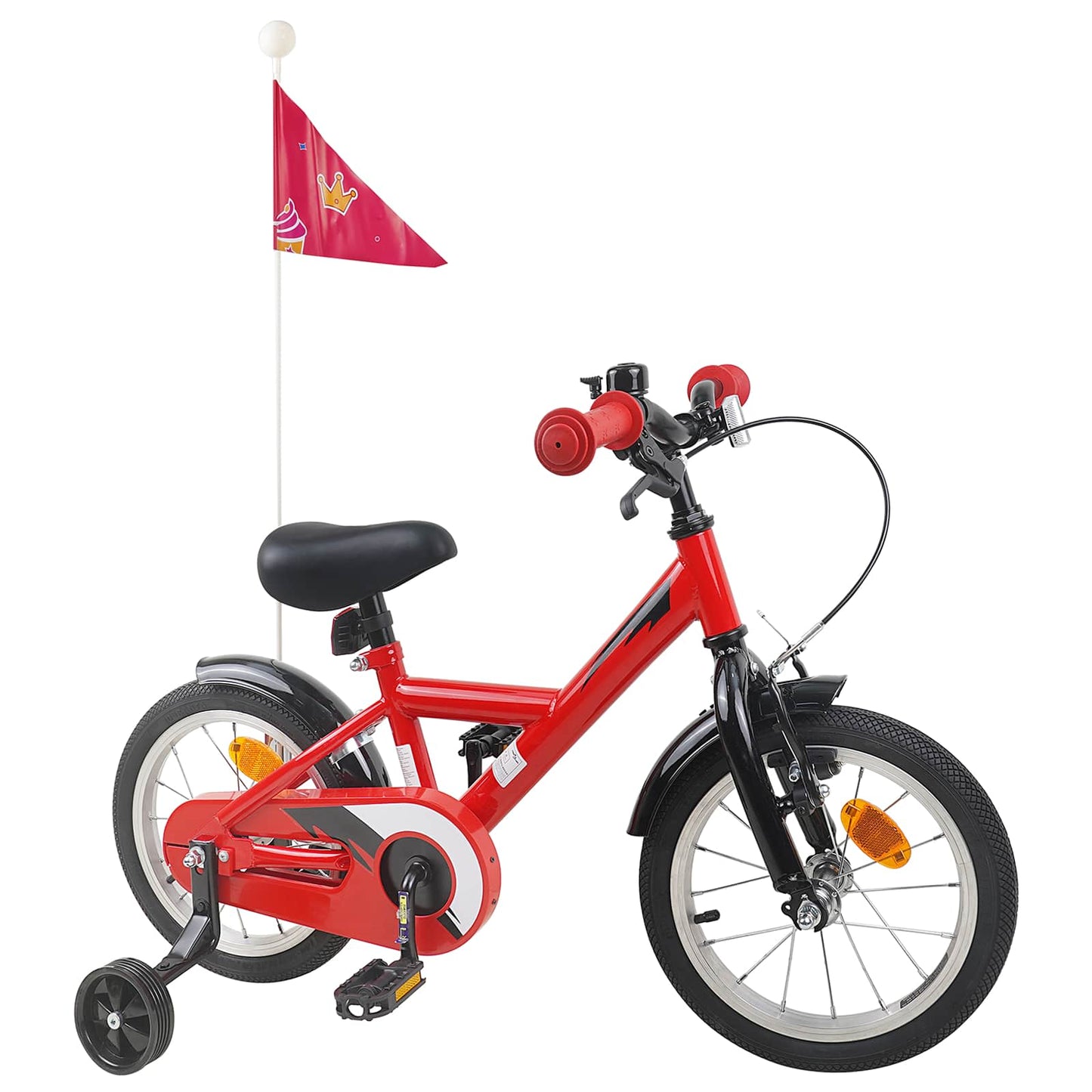 Kinderfahrrad 16 Zoll for 4-6 Years Old Rot